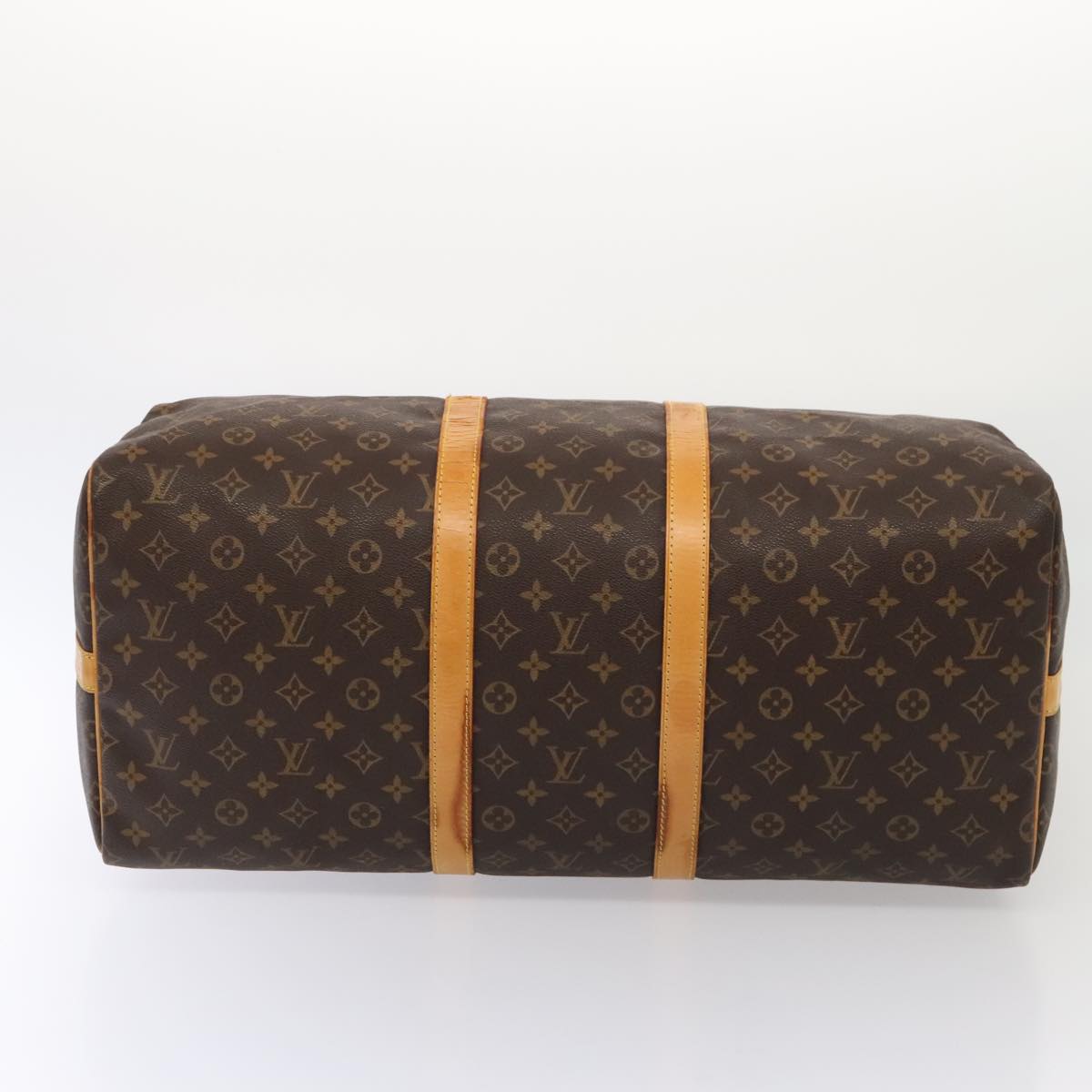 LOUIS VUITTON Monogram Keepall Bandouliere 55 Boston Bag M41414 LV bs17400