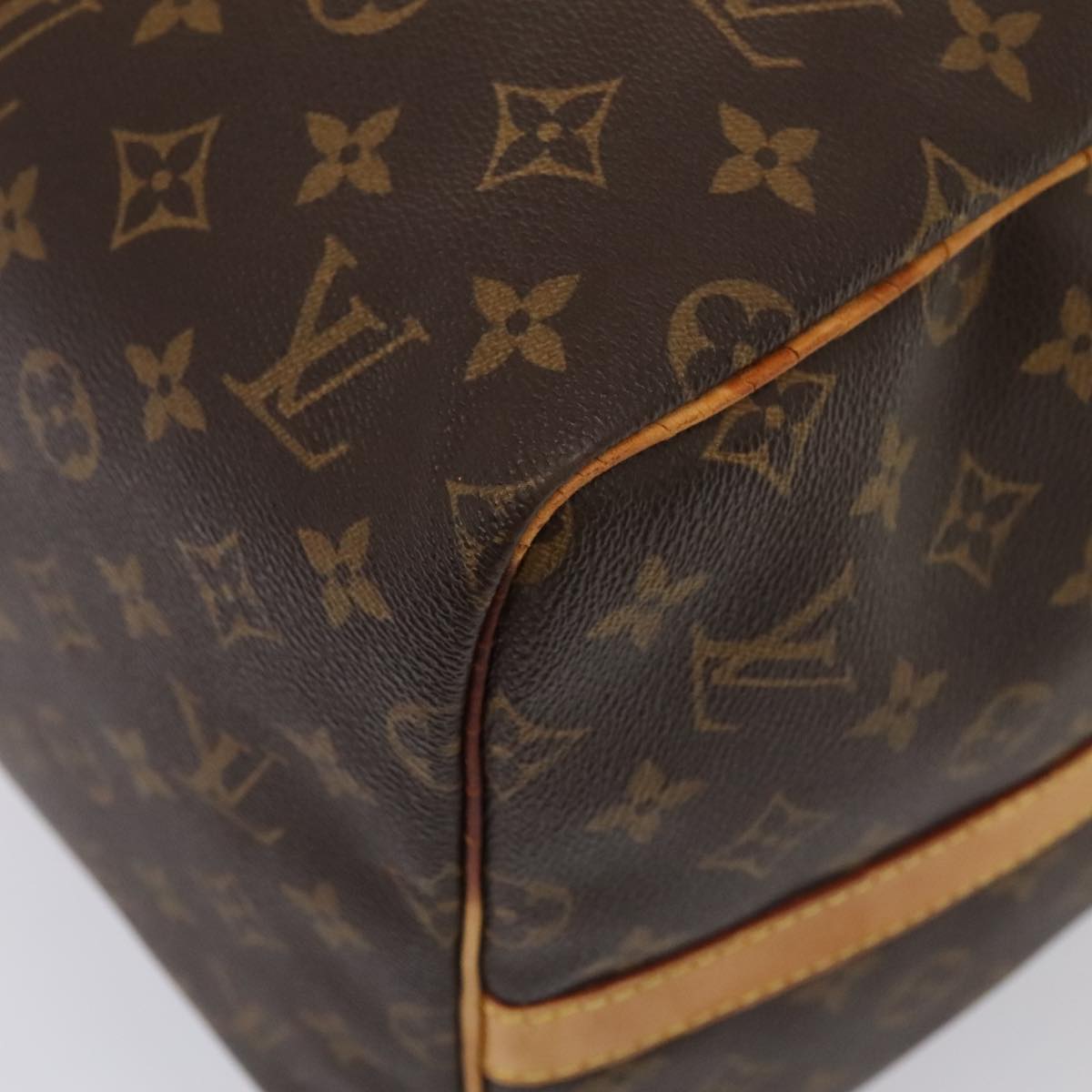 LOUIS VUITTON Monogram Keepall Bandouliere 55 Boston Bag M41414 LV bs17400