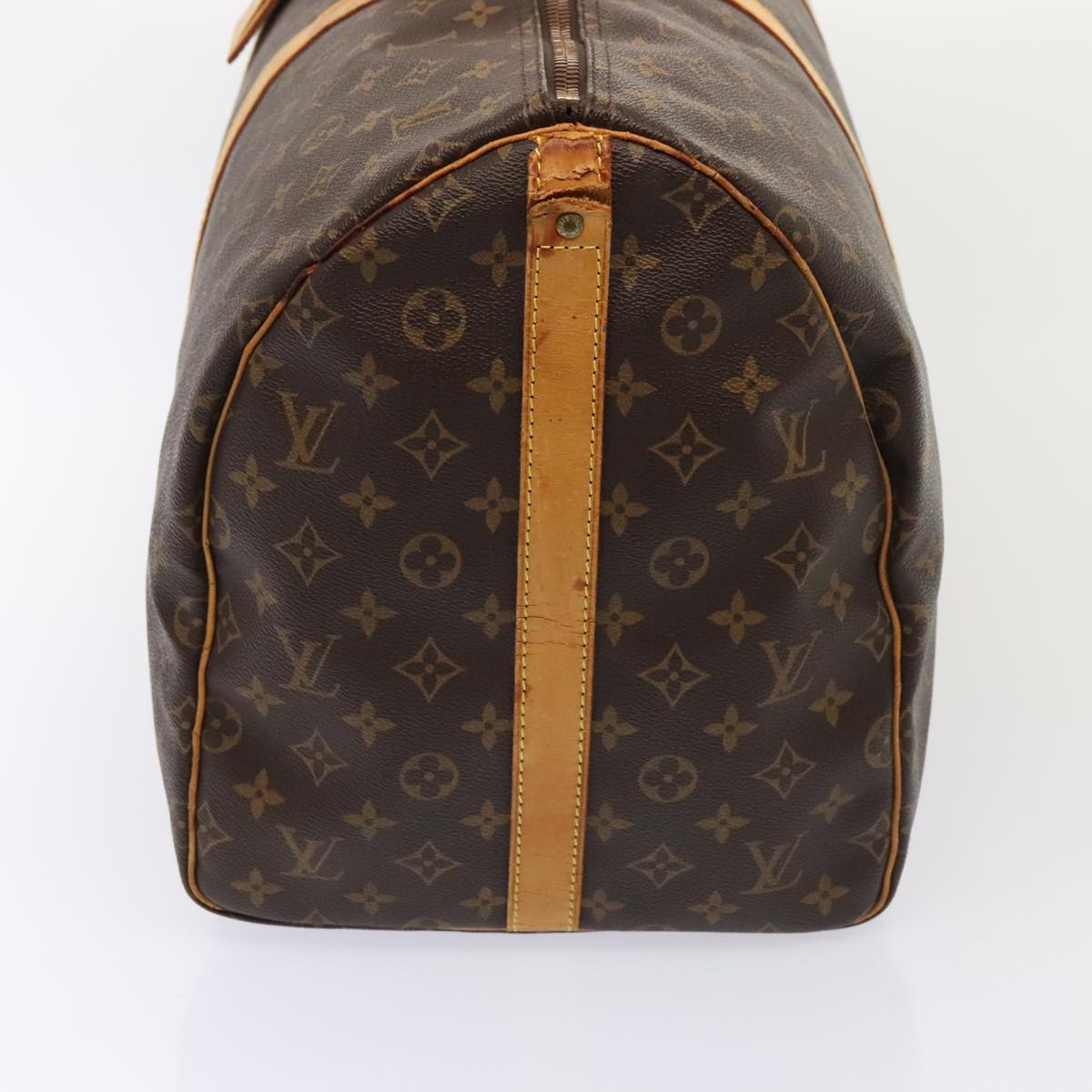LOUIS VUITTON Monogram Keepall Bandouliere 55 Boston Bag M41414 LV bs17400