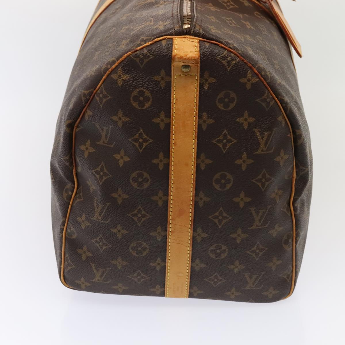 LOUIS VUITTON Monogram Keepall Bandouliere 55 Boston Bag M41414 LV bs17400