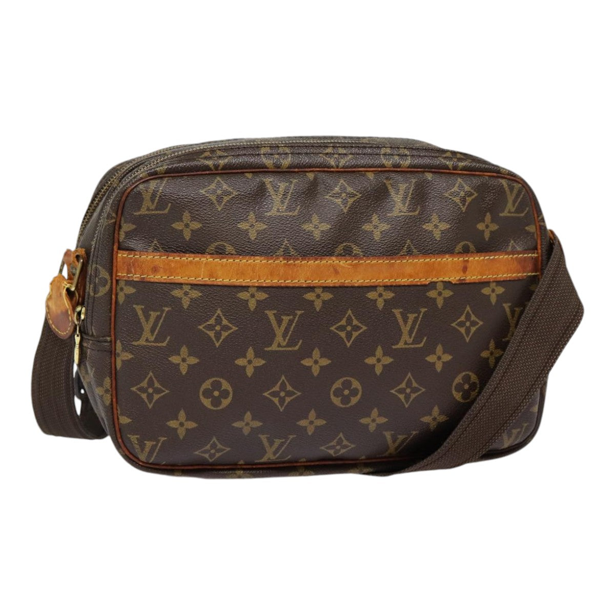 LOUIS VUITTON Monogram Reporter PM Shoulder Bag M45254 LV bs17407
