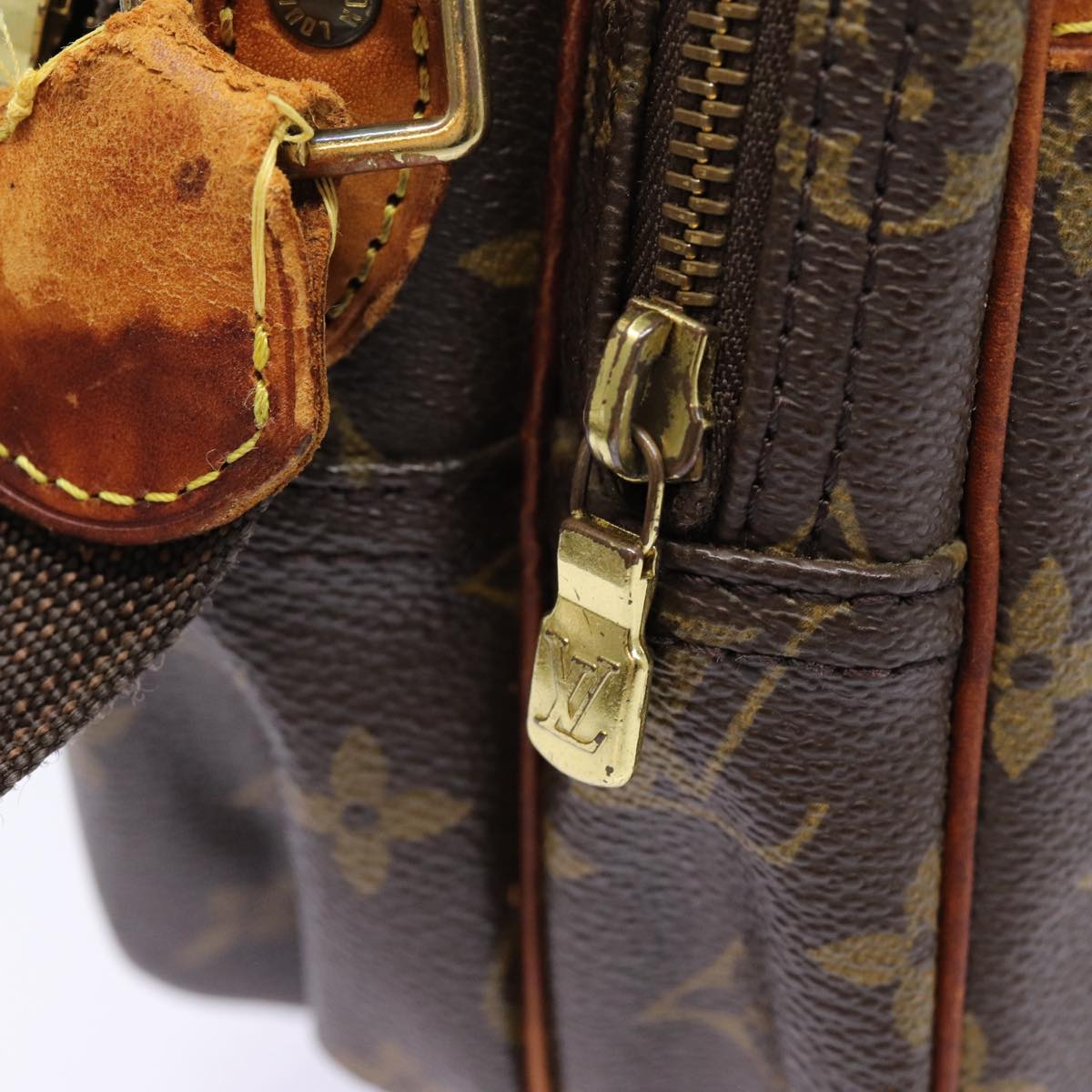 LOUIS VUITTON Monogram Reporter PM Shoulder Bag M45254 LV bs17407