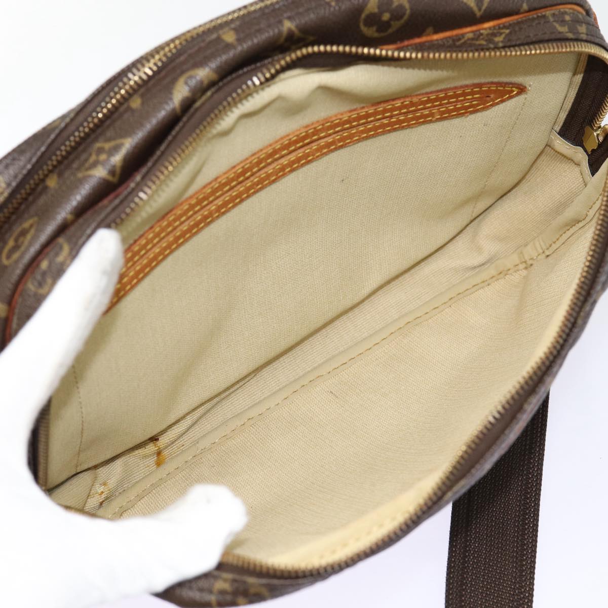 LOUIS VUITTON Monogram Reporter PM Shoulder Bag M45254 LV bs17407