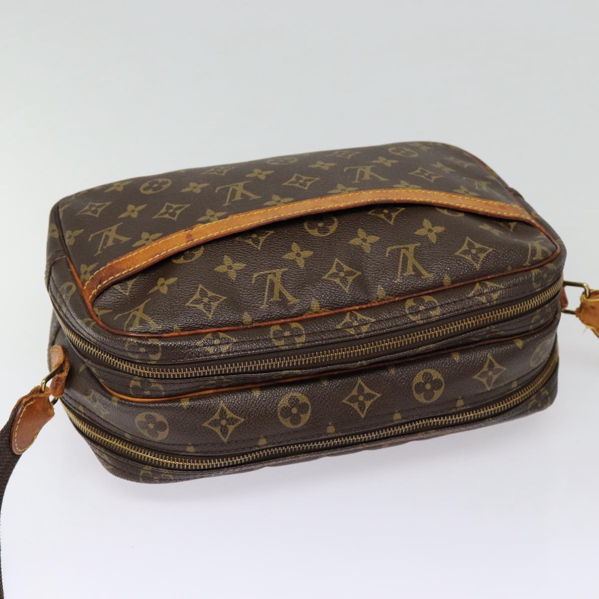 LOUIS VUITTON Monogram Reporter PM Shoulder Bag M45254 LV bs17407