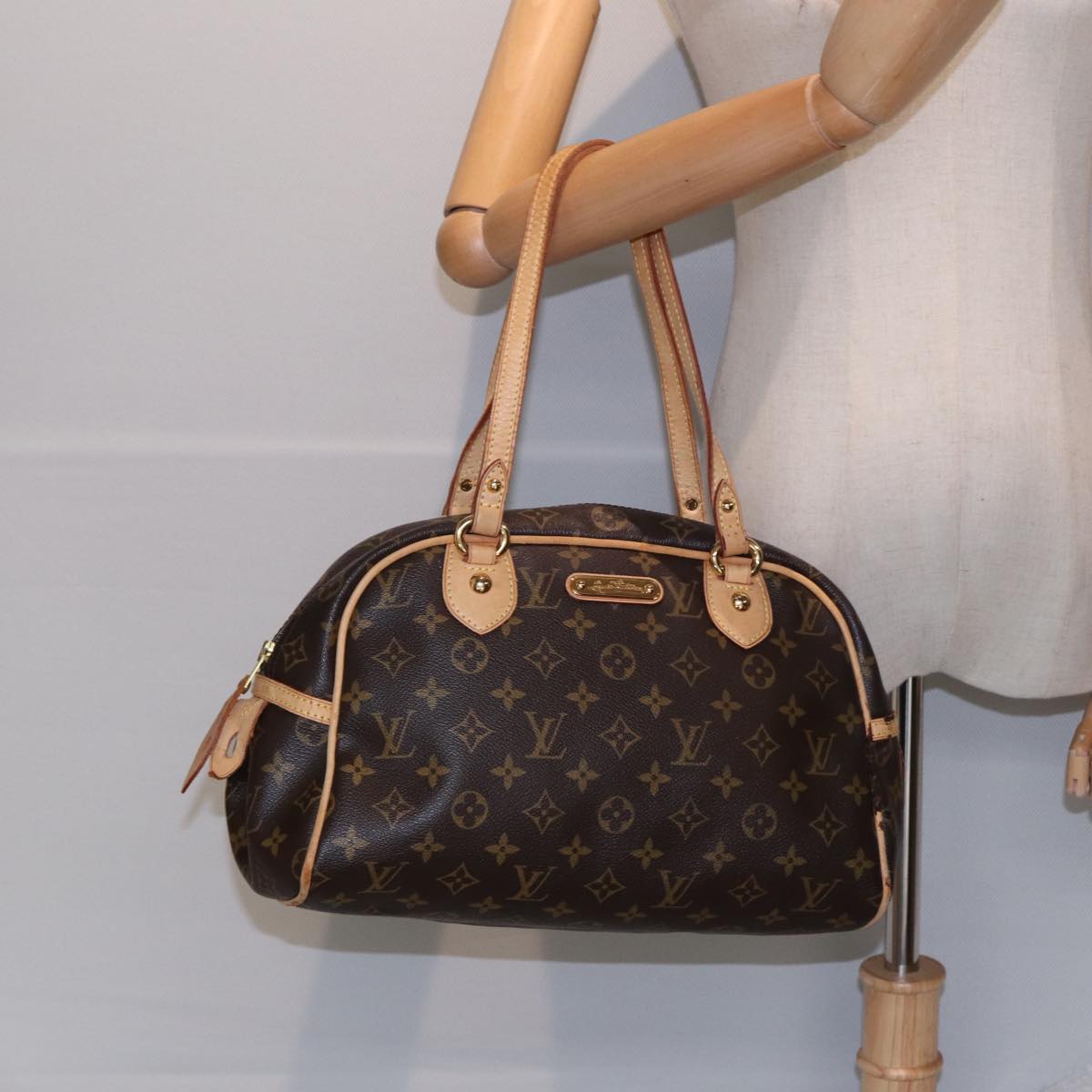 LOUIS VUITTON Monogram Montorgueil PM Hand Bag M95565 LV bs17408