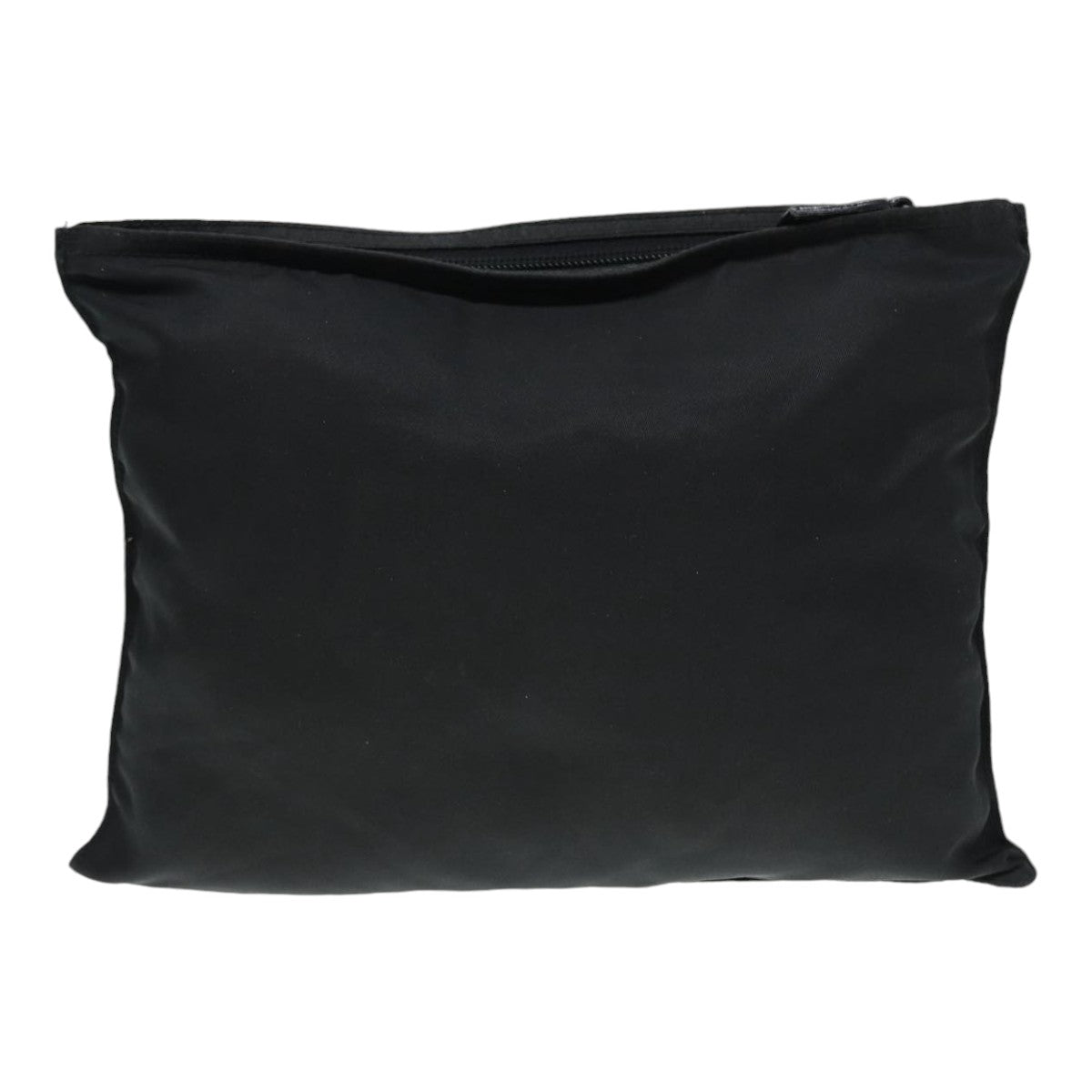 Luxury Prada Pouch Nylon Black Silver  bs17444