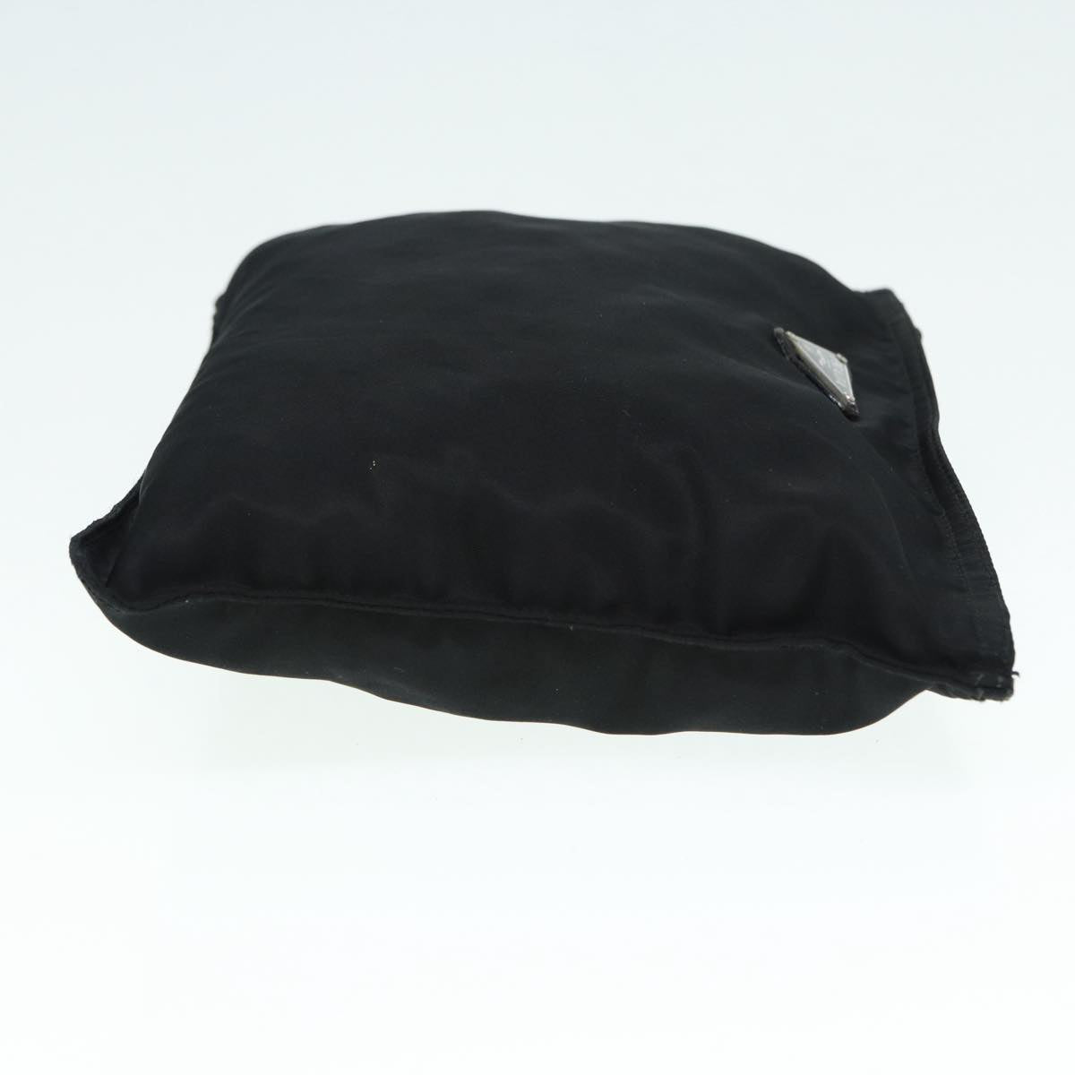 Luxury Prada Pouch Nylon Black Silver  bs17444