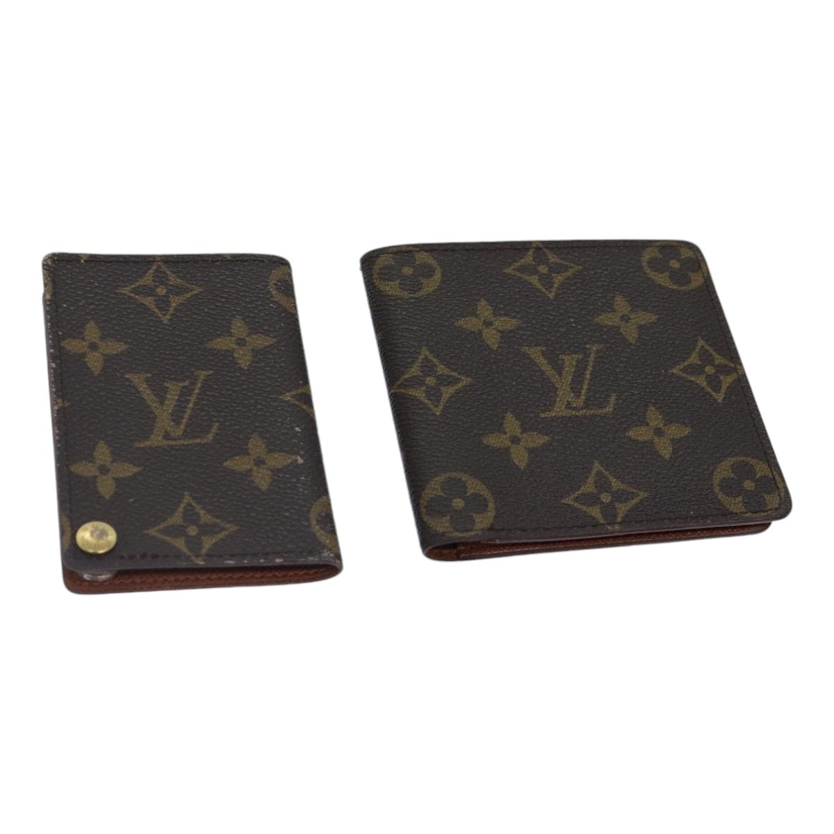 LOUIS VUITTON Monogram Wallet 2Set LV bs17454
