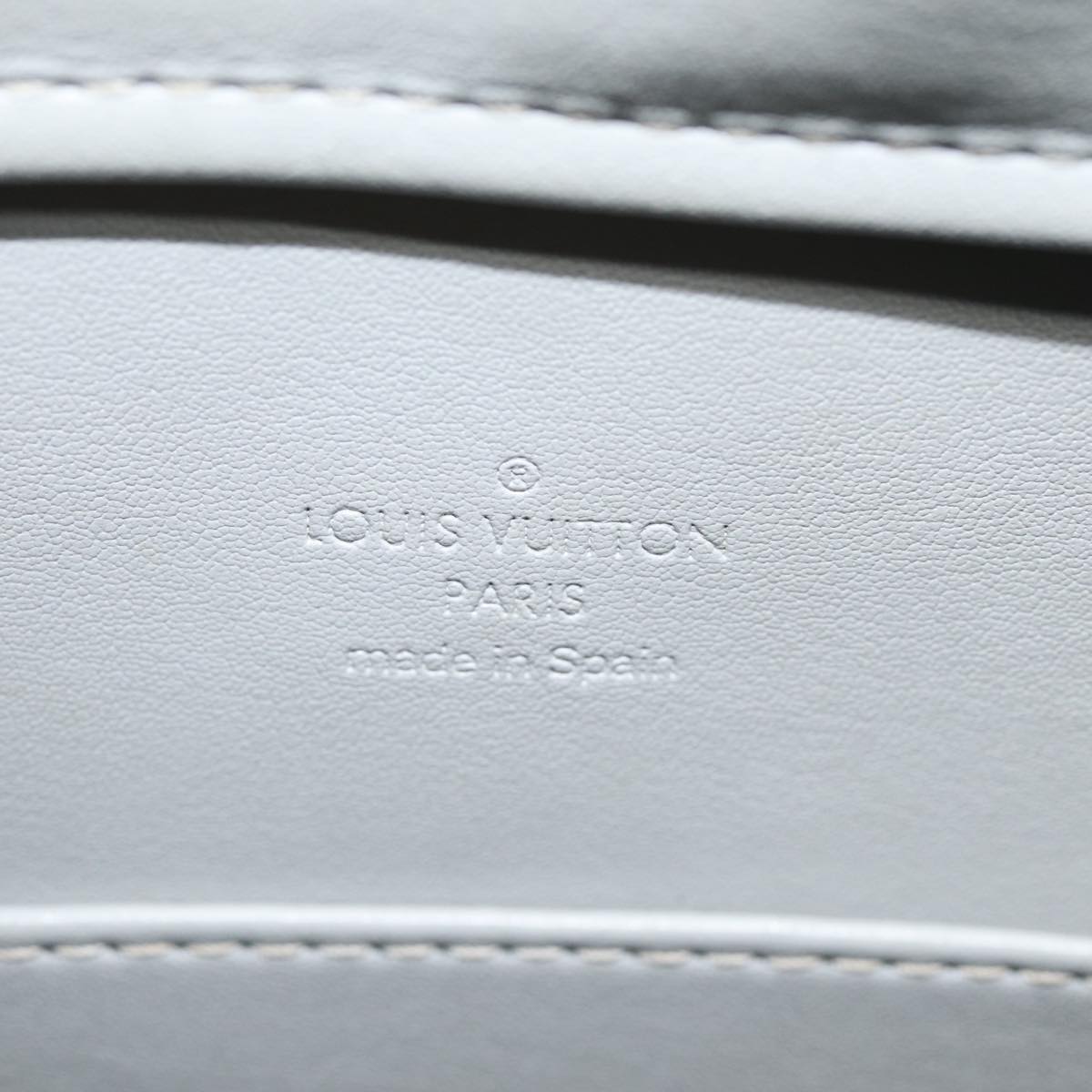 LOUIS VUITTON Monogram Vernis Columbus Tote Bag Gris M91028 LV bs17484