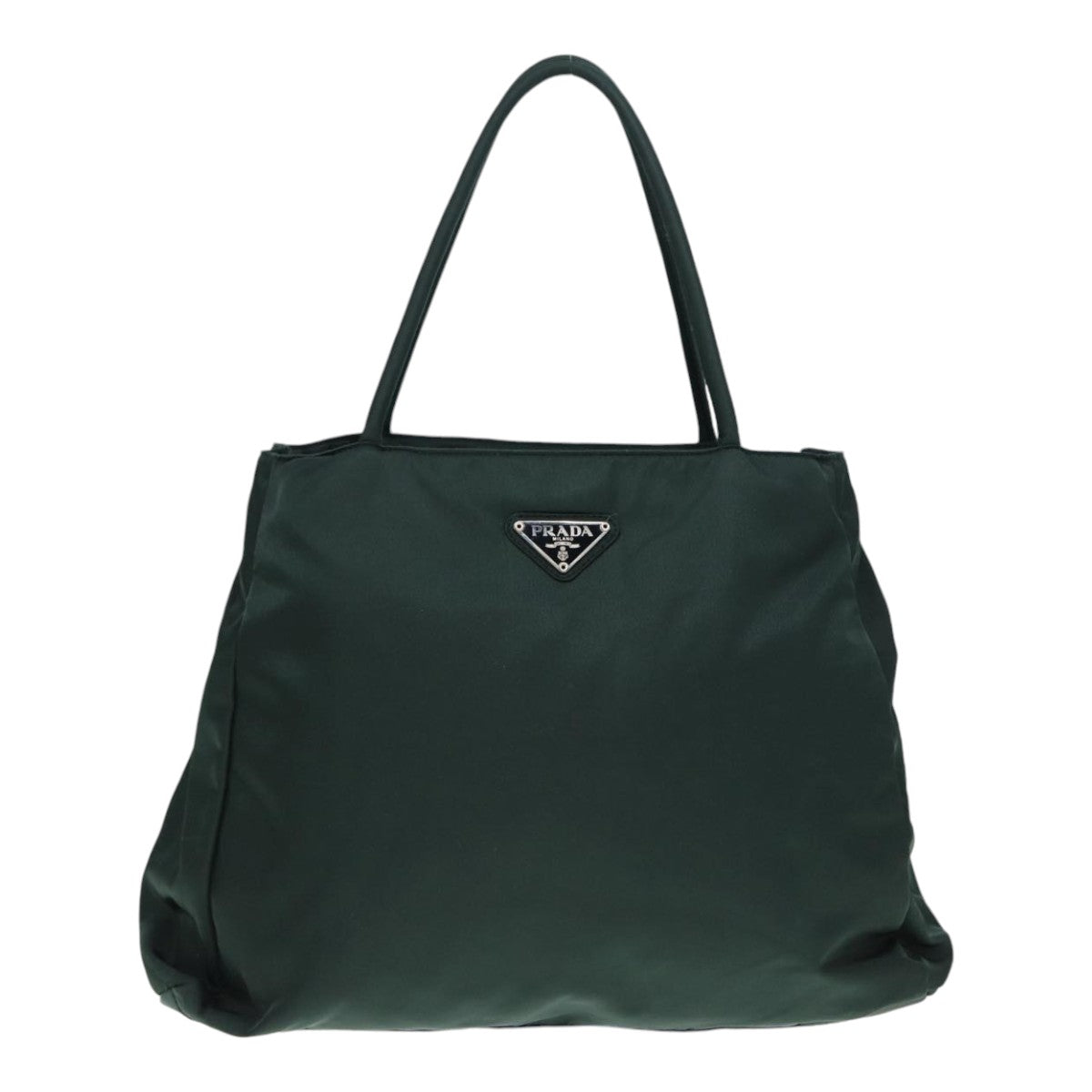 Luxury Prada Hand Bag Nylon Green Silver  bs17500