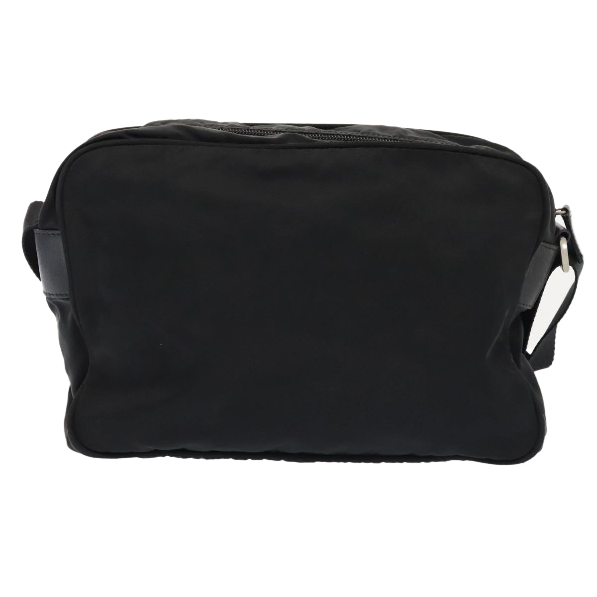 Luxury Prada Shoulder Bag Nylon Black Silver  bs17518