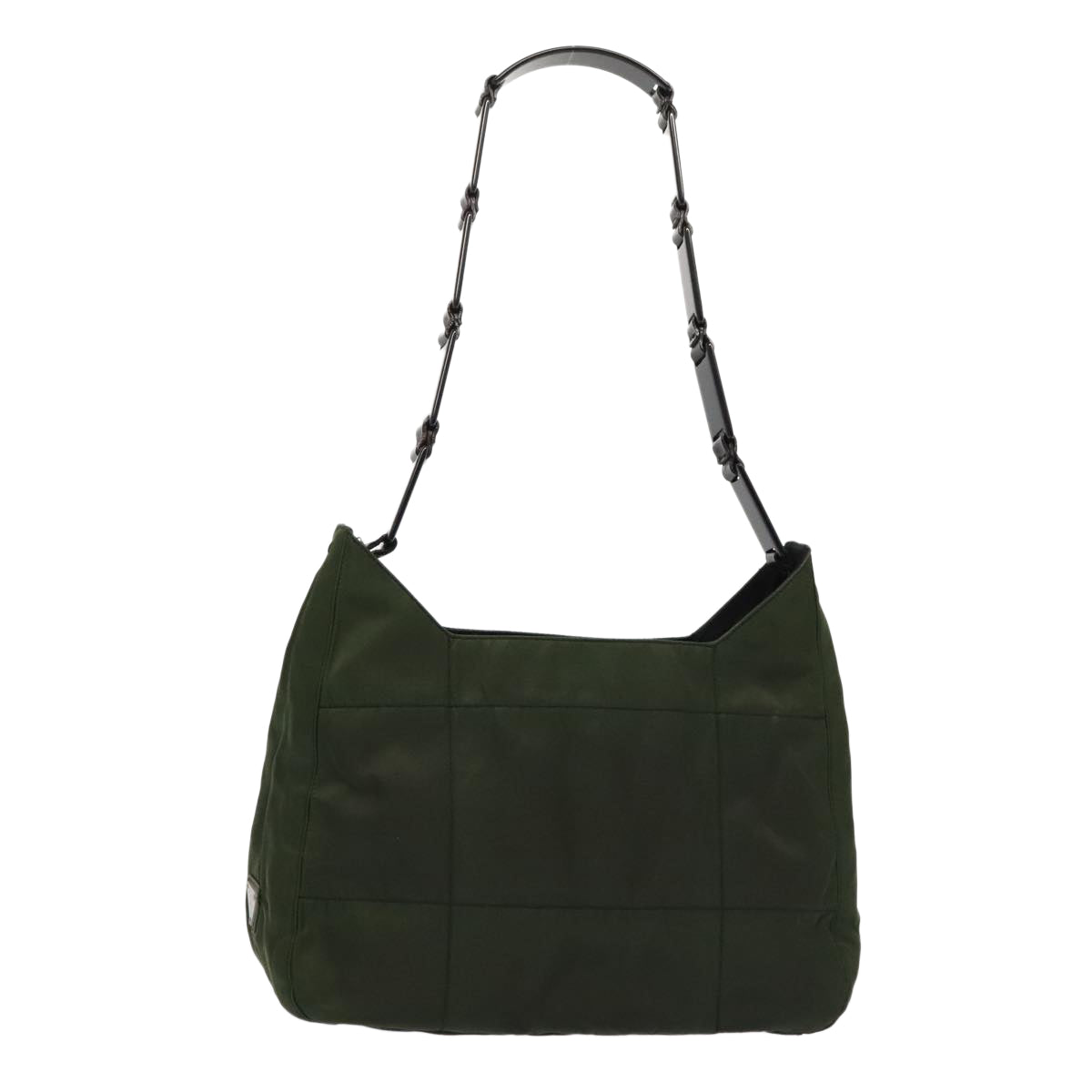 Luxury Prada Shoulder Bag Nylon Green Black  bs17519