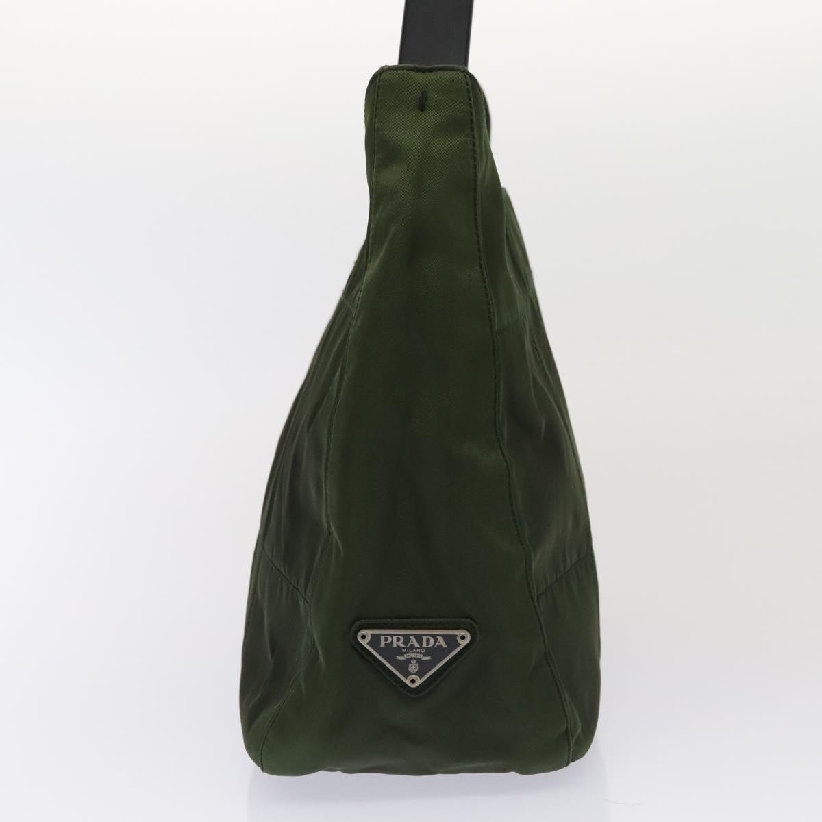 Luxury Prada Shoulder Bag Nylon Green Black  bs17519