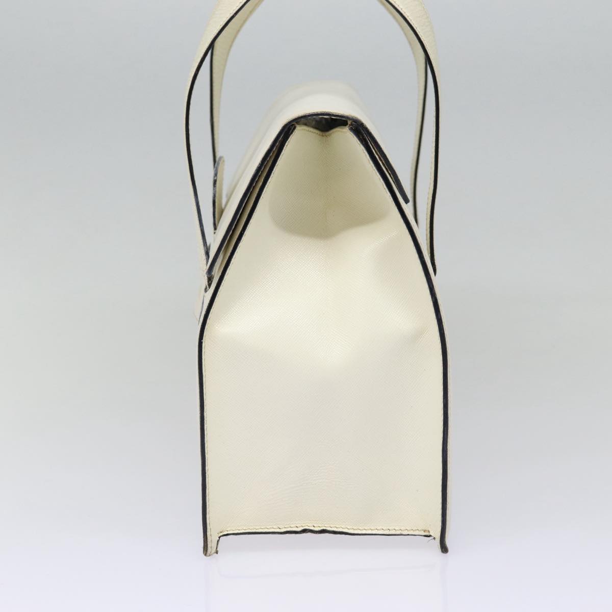 Luxury Prada Hand Bag Leather White Gold  bs17520