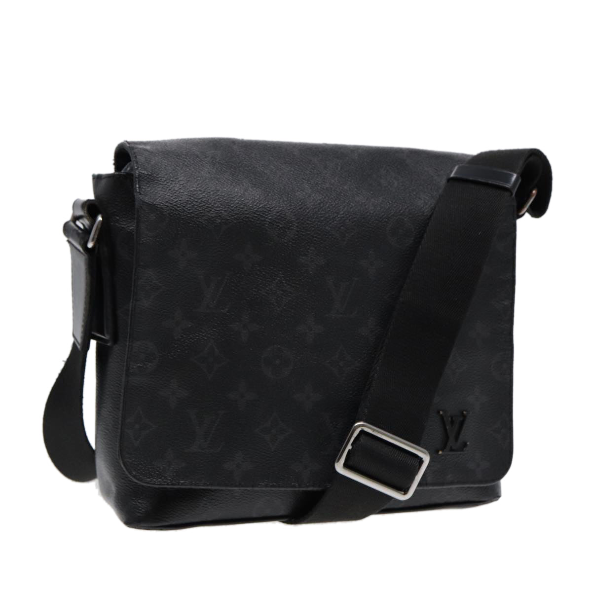 LOUIS VUITTON Monogram Eclipse District PM Shoulder Bag M45272 LV bs17527