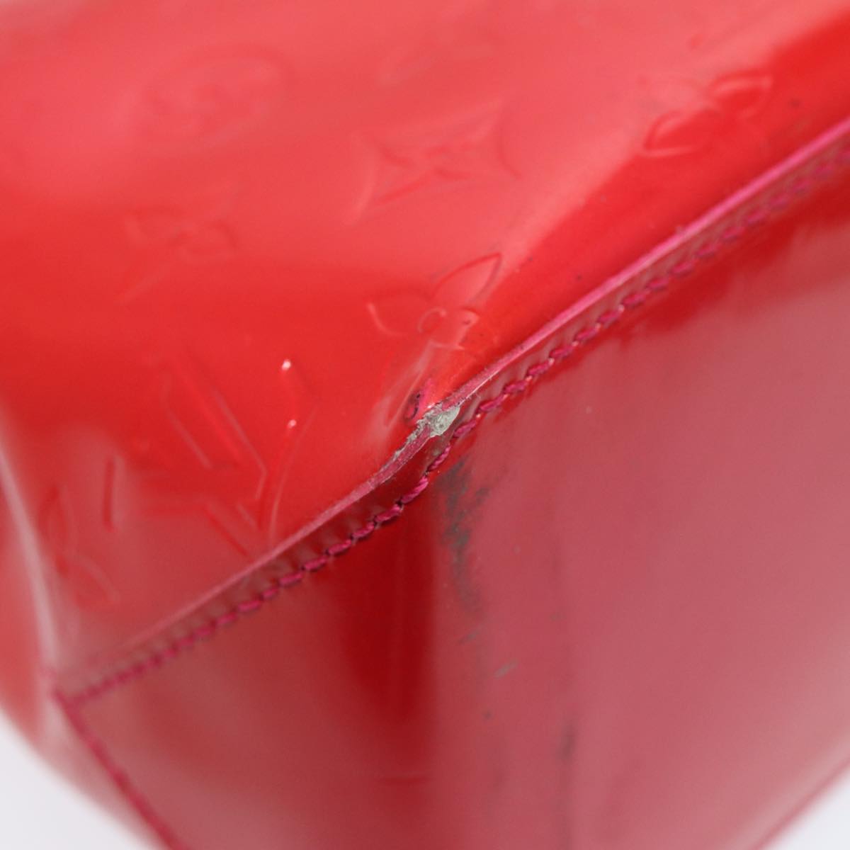 LOUIS VUITTON Monogram Vernis Wilshire PM Hand Bag Rose Pop M93643 bs17530