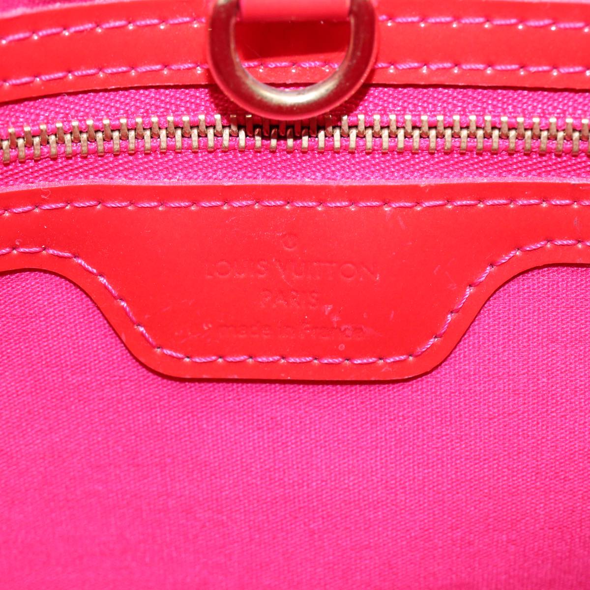 LOUIS VUITTON Monogram Vernis Wilshire PM Hand Bag Rose Pop M93643 bs17530