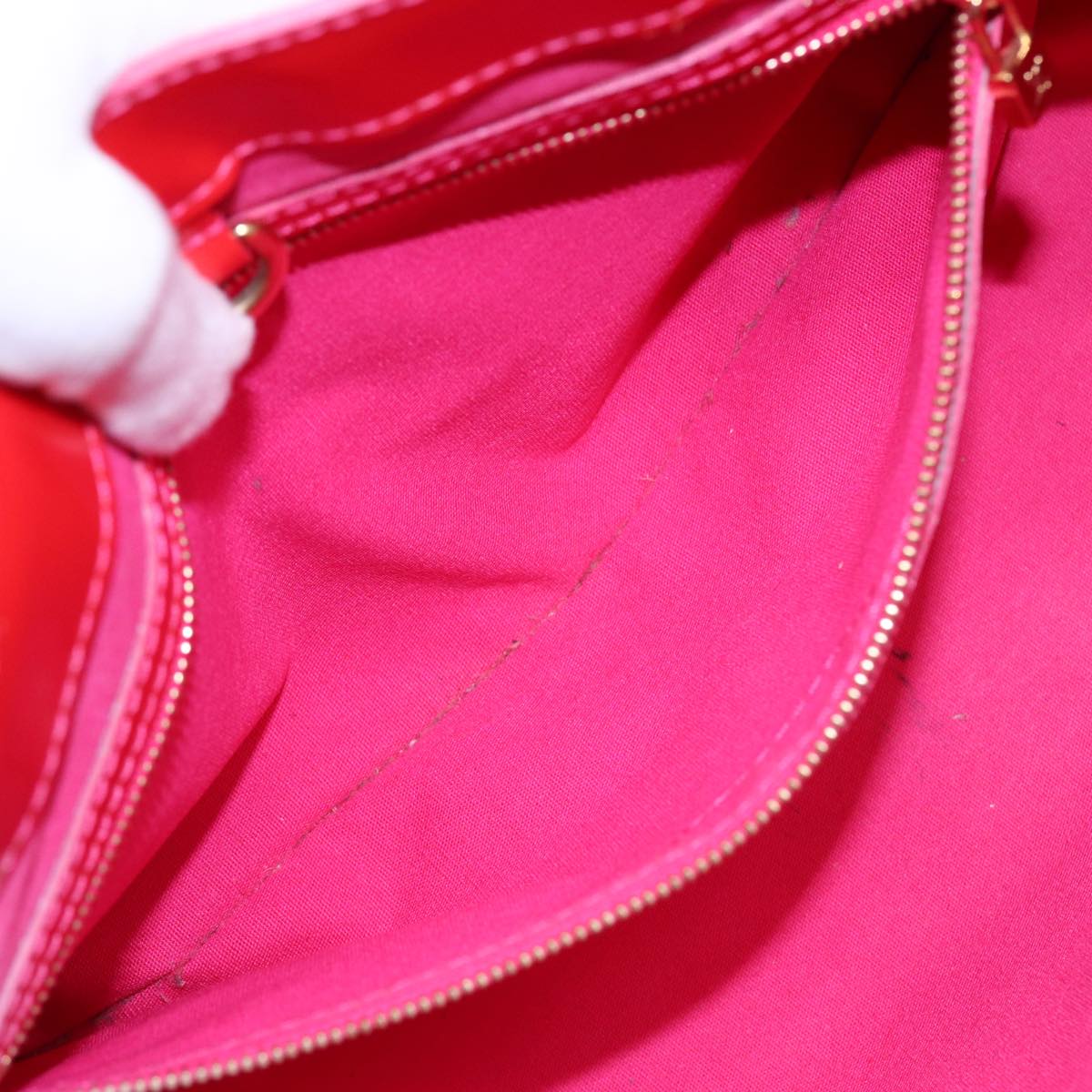 LOUIS VUITTON Monogram Vernis Wilshire PM Hand Bag Rose Pop M93643 bs17530