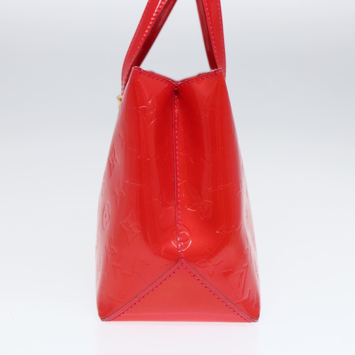 LOUIS VUITTON Monogram Vernis Wilshire PM Hand Bag Rose Pop M93643 bs17530