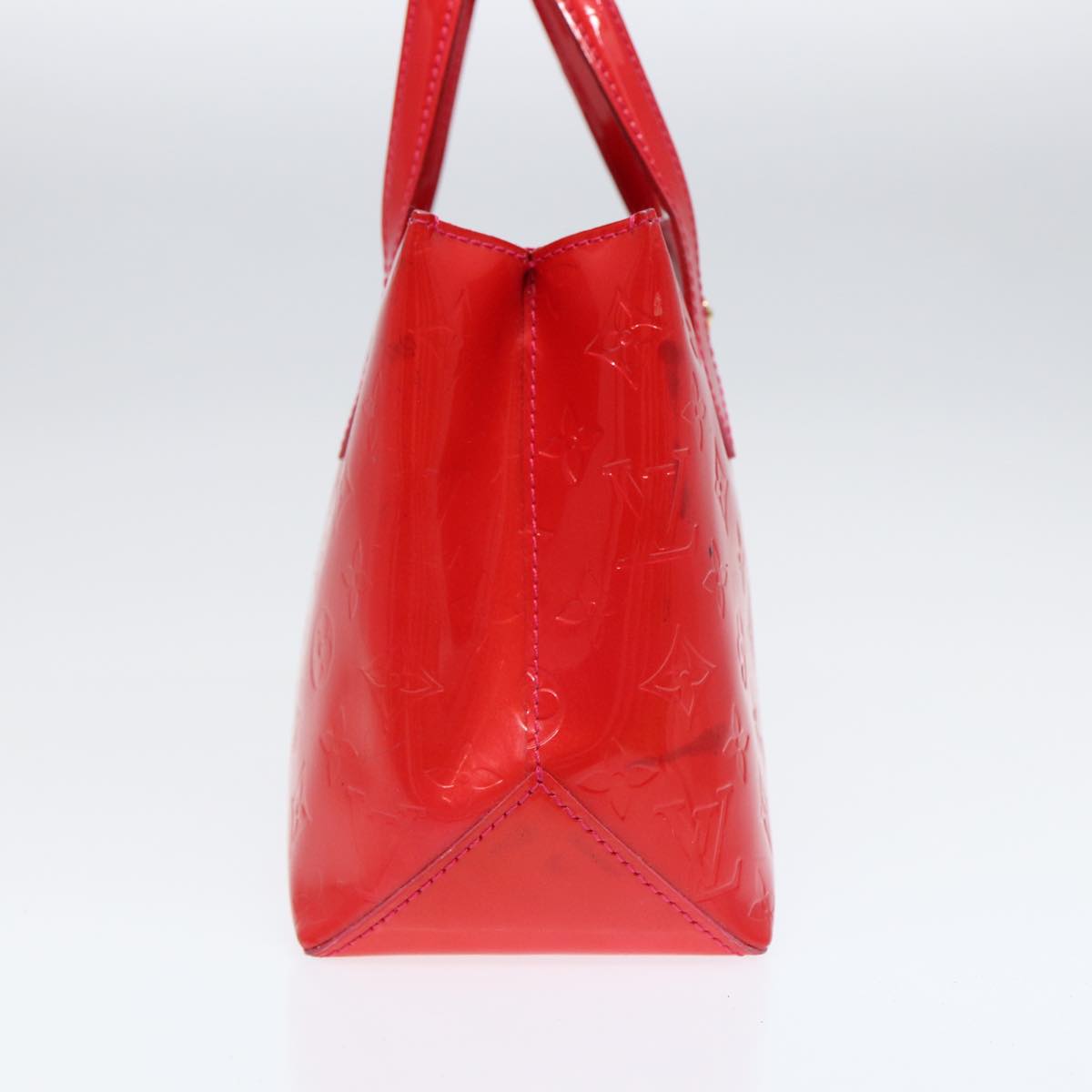 LOUIS VUITTON Monogram Vernis Wilshire PM Hand Bag Rose Pop M93643 bs17530