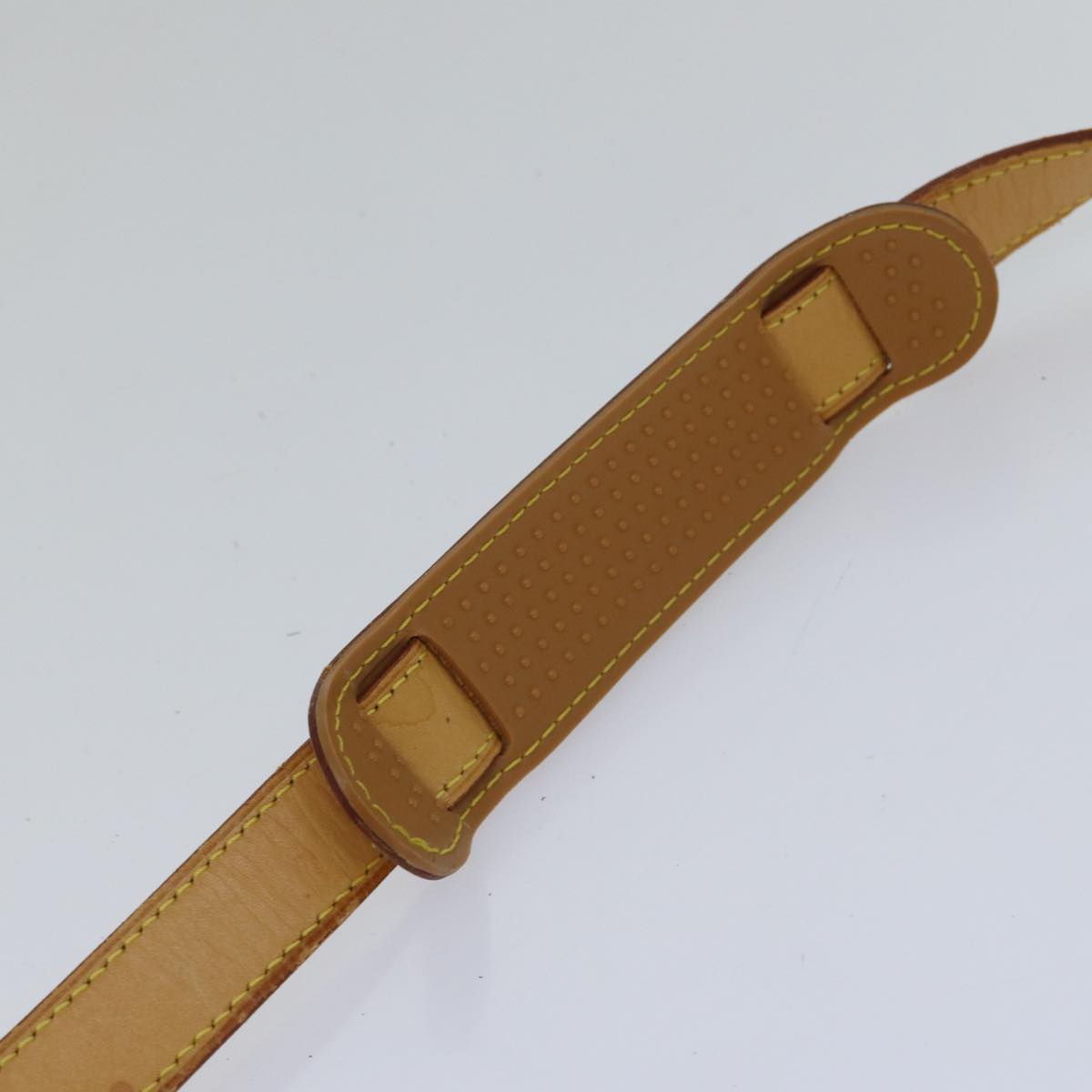 LOUIS VUITTON Adjustable Shoulder Strap Leather 35.4""-42.5"" Beige bs17556