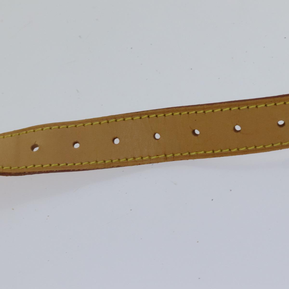 LOUIS VUITTON Adjustable Shoulder Strap Leather 35.4""-42.5"" Beige bs17556