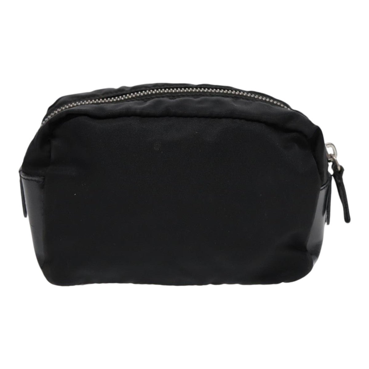 Luxury Prada Pouch Nylon Black Silver  bs17569