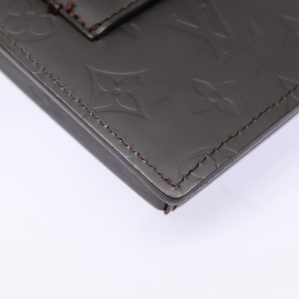 LOUIS VUITTON Monogram Lace Haggie Pouch Brown M54800 LV bs17577