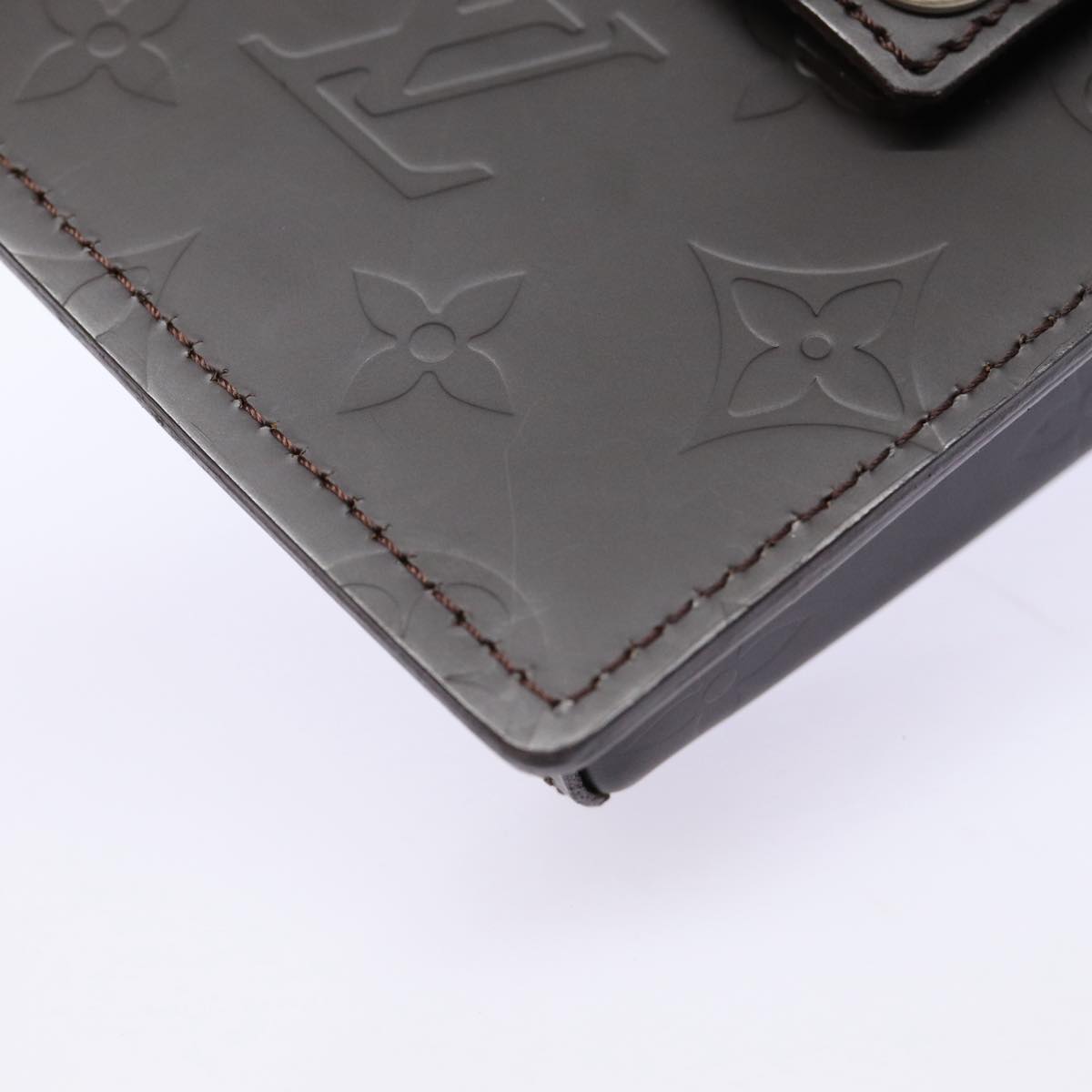 LOUIS VUITTON Monogram Lace Haggie Pouch Brown M54800 LV bs17577