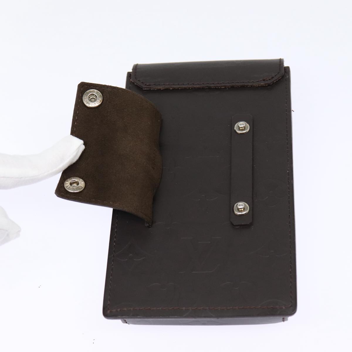 LOUIS VUITTON Monogram Lace Haggie Pouch Brown M54800 LV bs17577