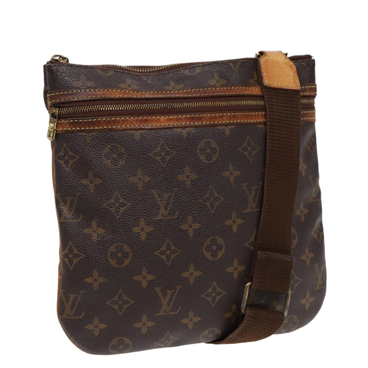 LOUIS VUITTON Monogram Pochette Bosphore Shoulder Bag M40044 LV bs17578
