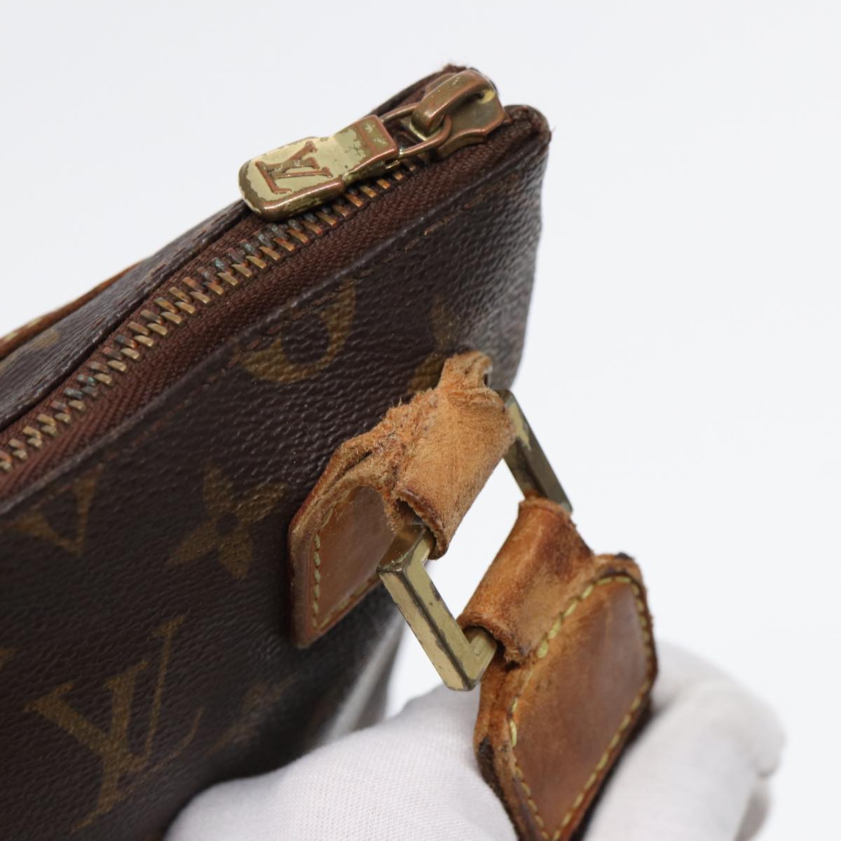 LOUIS VUITTON Monogram Pochette Bosphore Shoulder Bag M40044 LV bs17578