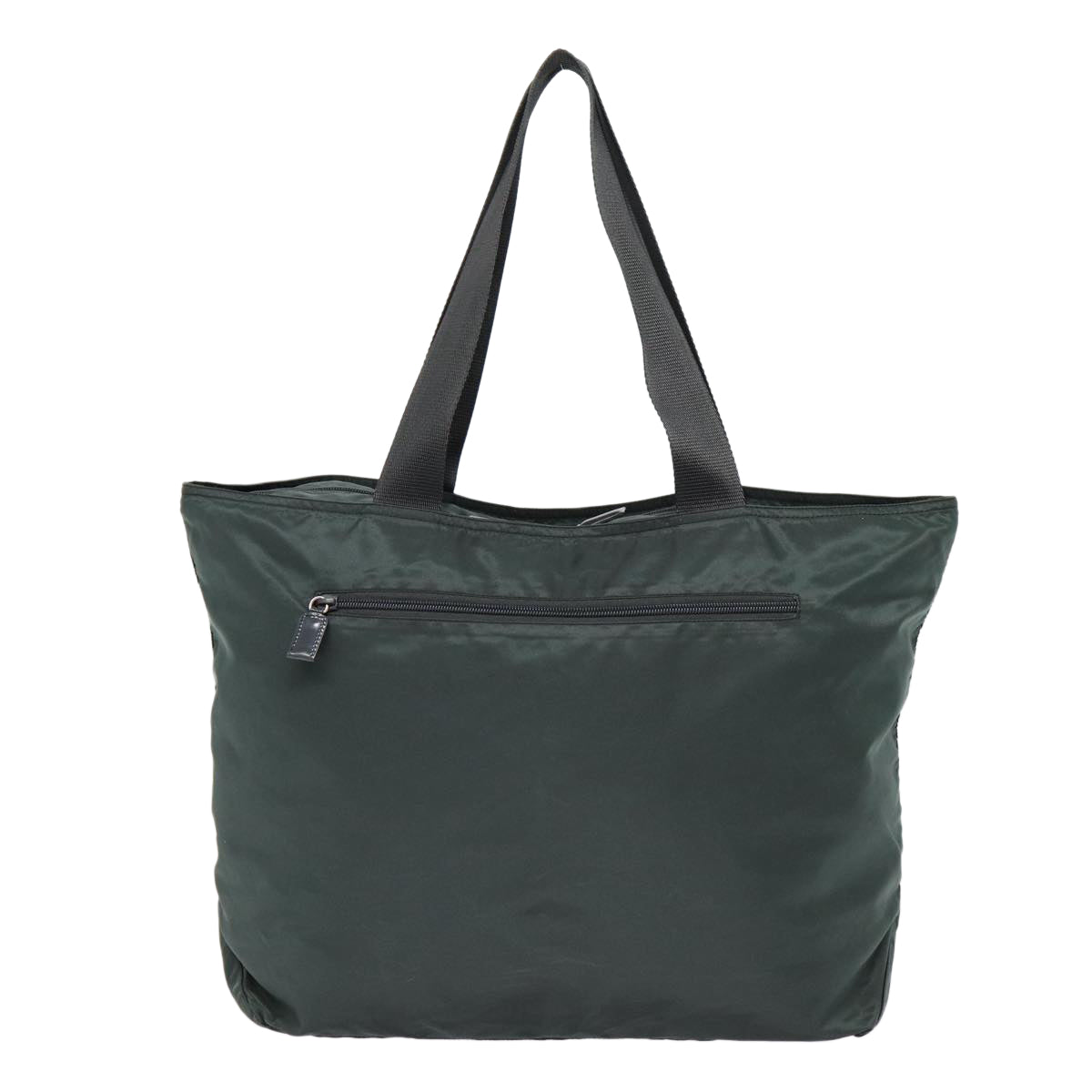 Luxury Prada Tote Bag Nylon Green Silver  bs17581