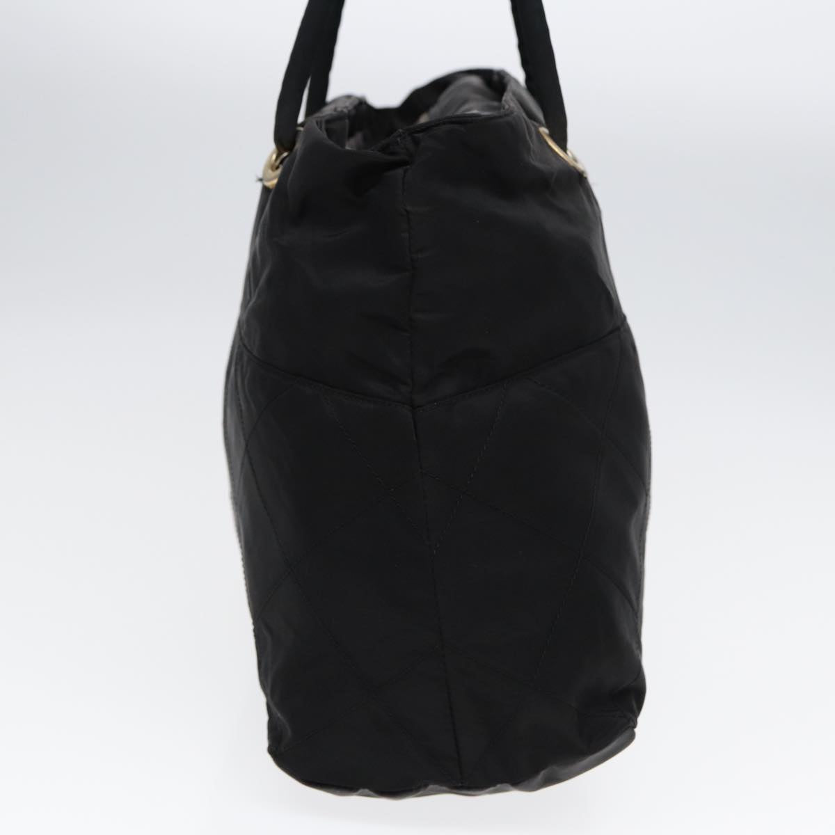 Luxury Prada Hand Bag Nylon Black Gold  bs17605