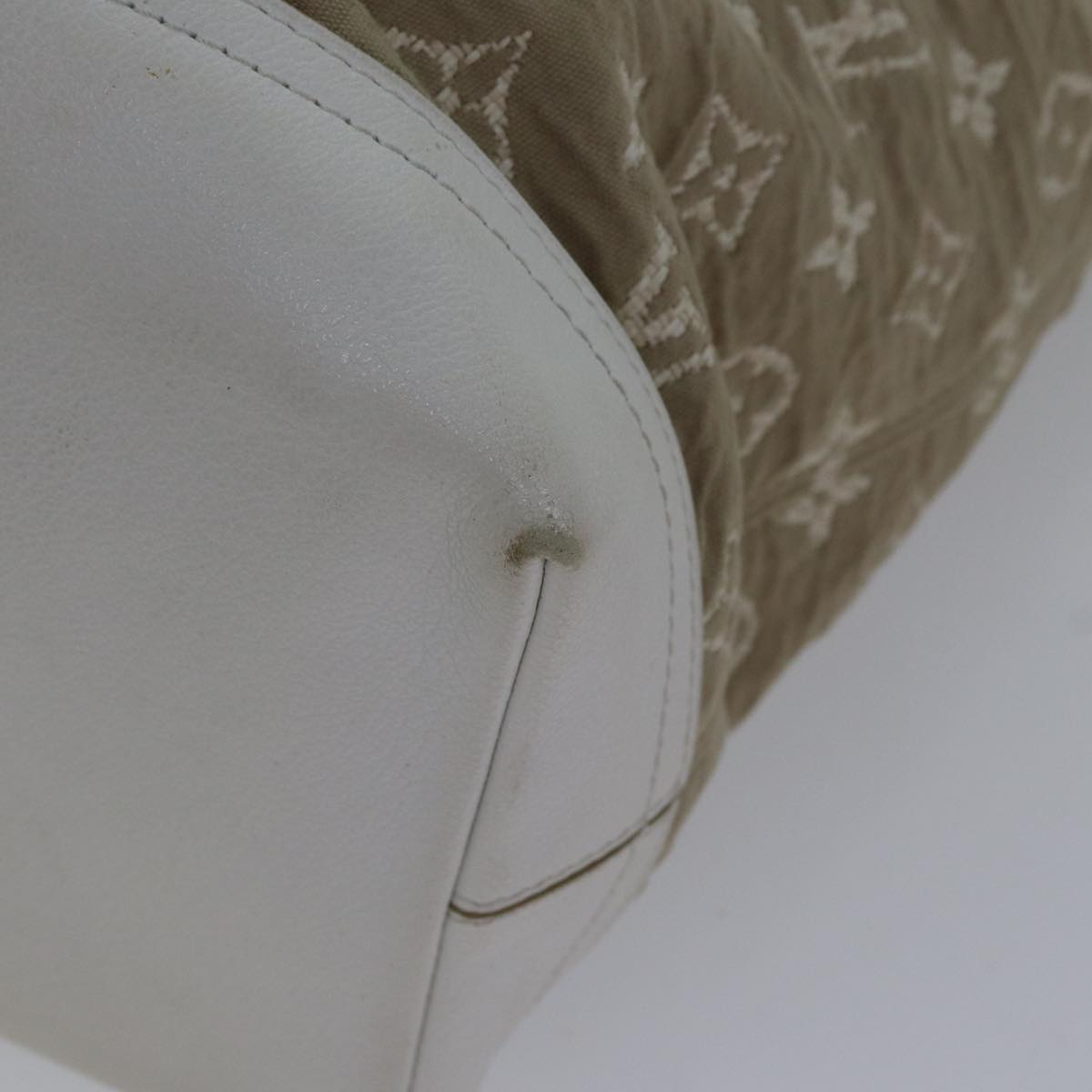 LOUIS VUITTON Monogram Sabia Buzzus PM Bag Beige Bron M93499 LV bs17619