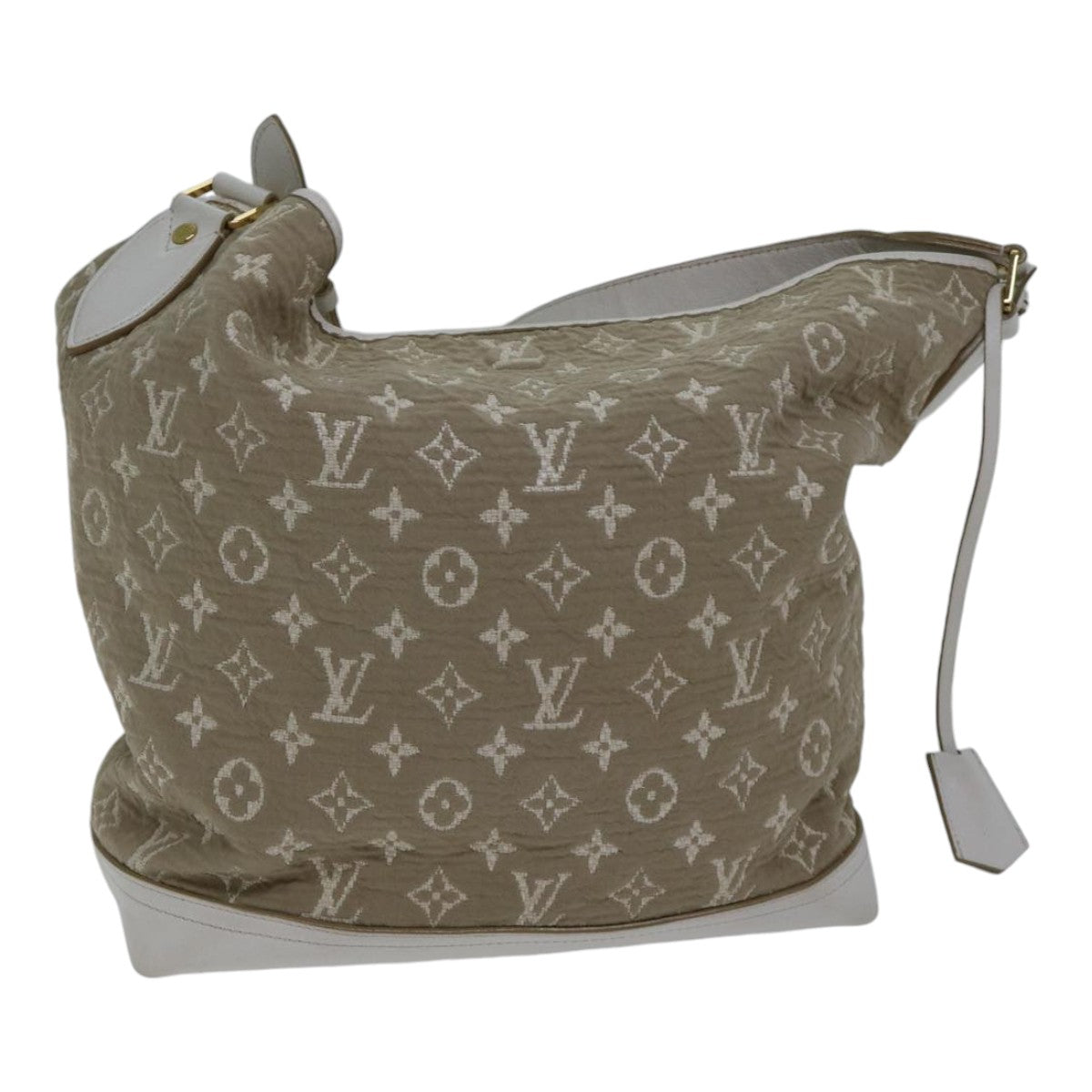 LOUIS VUITTON Monogram Sabia Buzzus PM Bag Beige Bron M93499 LV bs17619