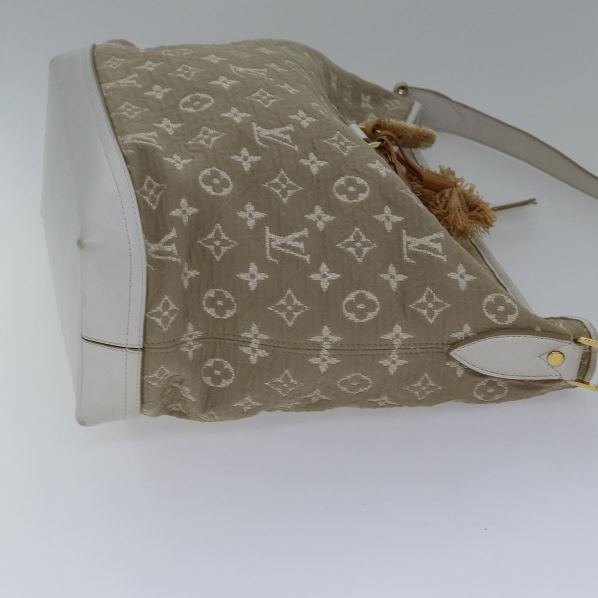 LOUIS VUITTON Monogram Sabia Buzzus PM Bag Beige Bron M93499 LV bs17619