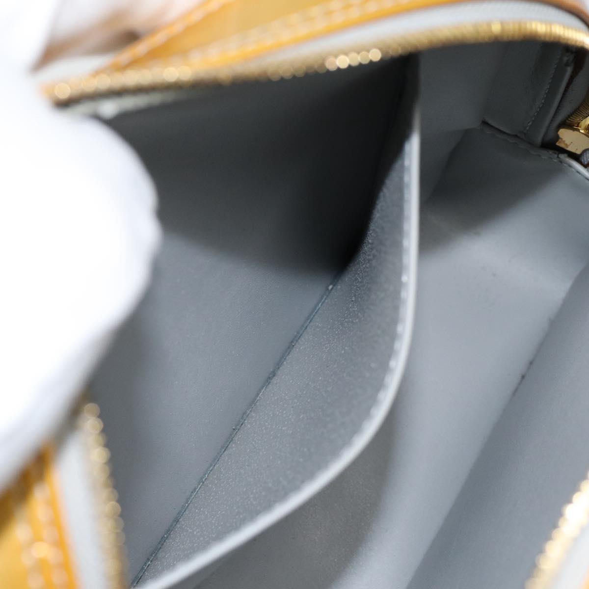 LOUIS VUITTON Monogram Vernis Marley Backpack Gris M91038 LV bs17620