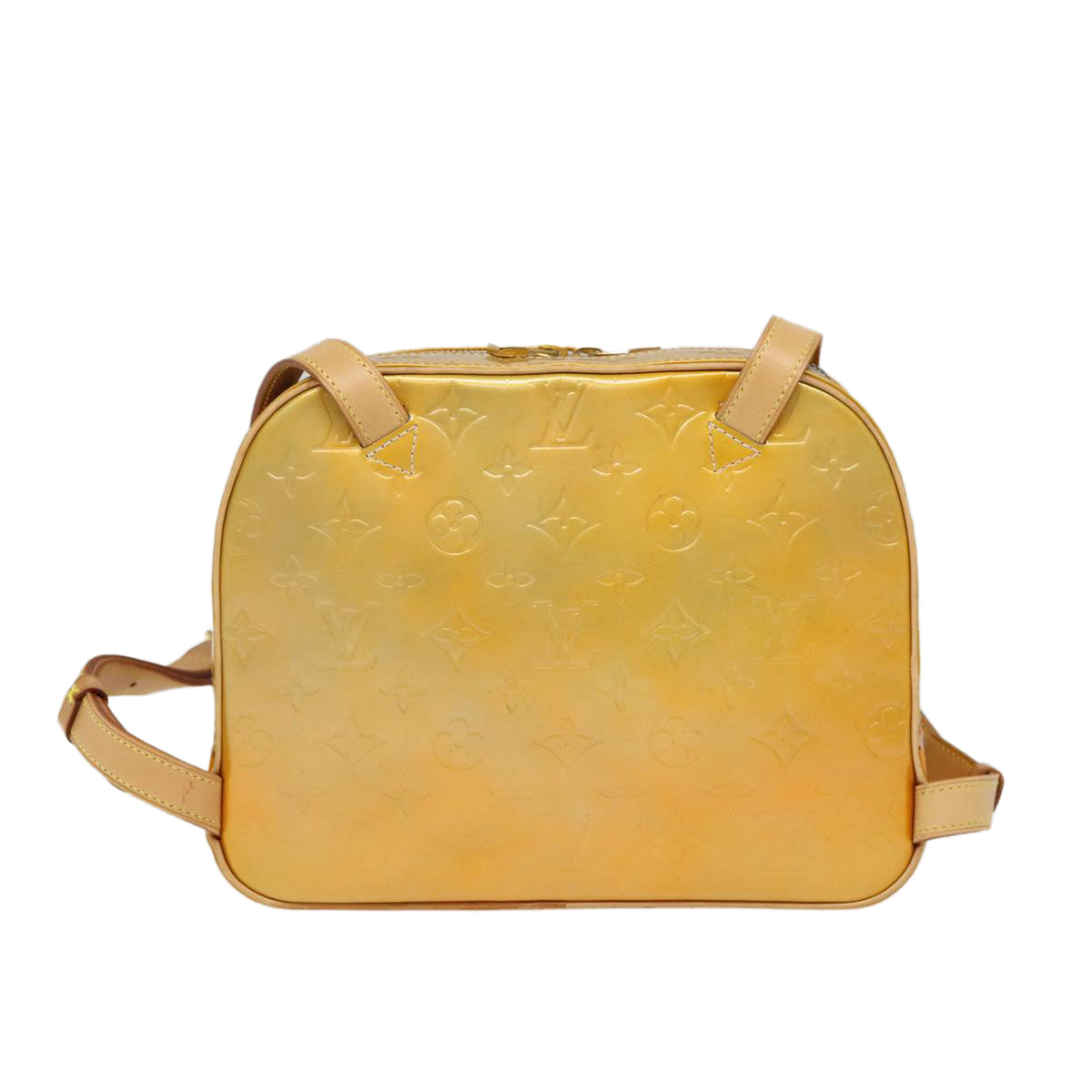 LOUIS VUITTON Monogram Vernis Marley Backpack Gris M91038 LV bs17620