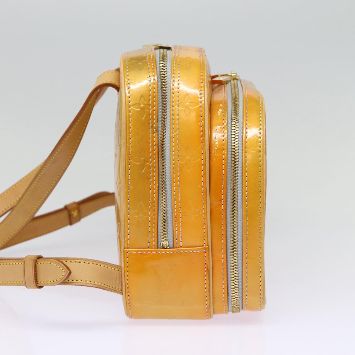 LOUIS VUITTON Monogram Vernis Marley Backpack Gris M91038 LV bs17620
