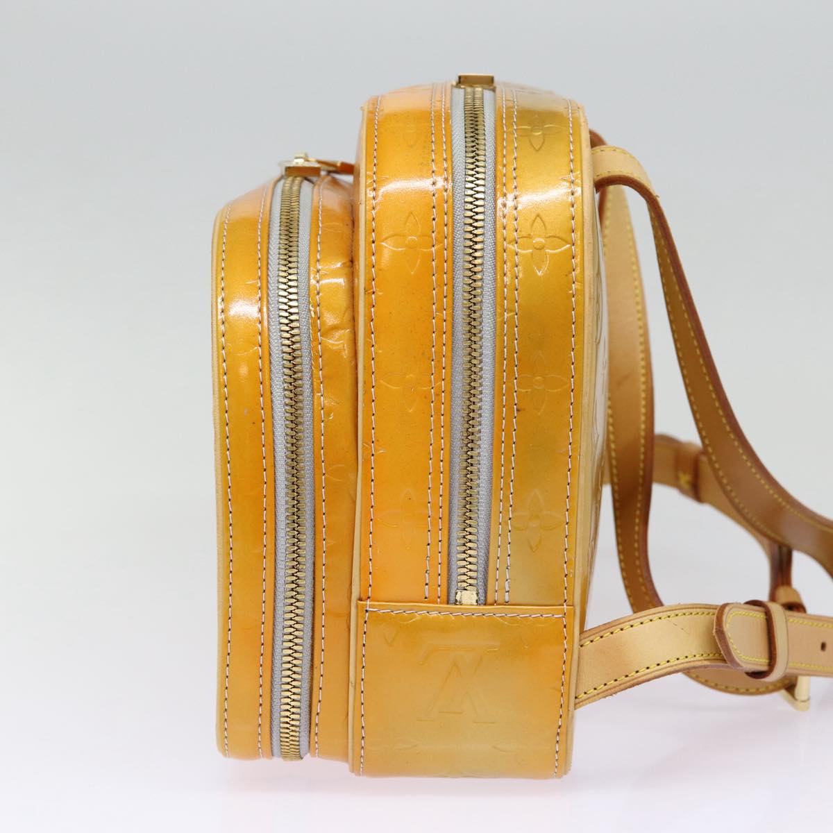 LOUIS VUITTON Monogram Vernis Marley Backpack Gris M91038 LV bs17620