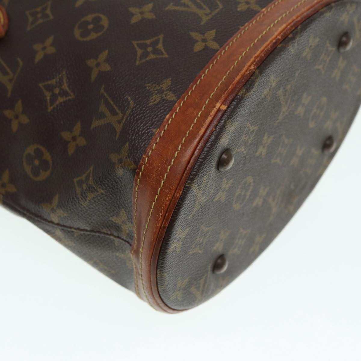 LOUIS VUITTON Monogram Bucket PM Shoulder Bag M42238 LV bs17625