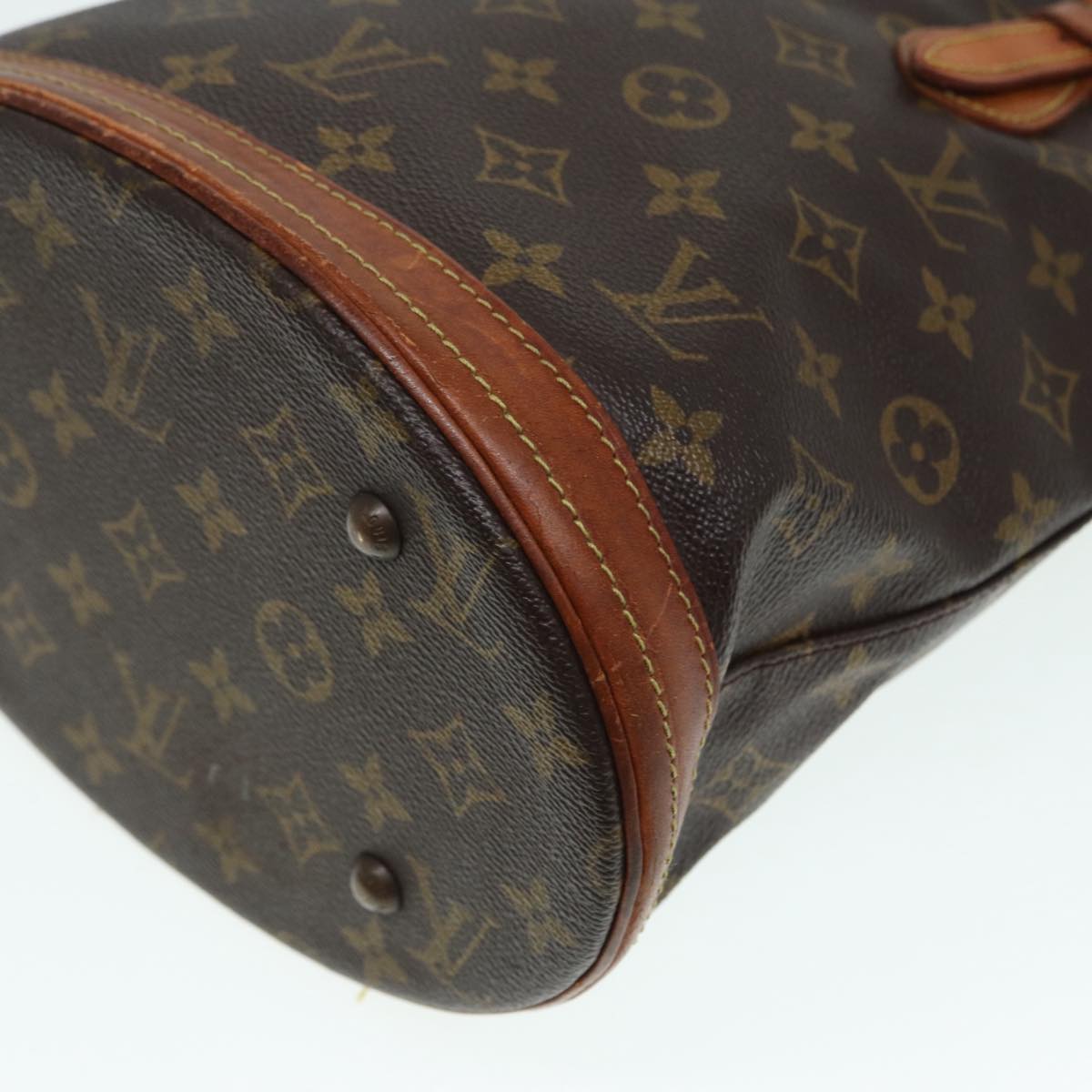 LOUIS VUITTON Monogram Bucket PM Shoulder Bag M42238 LV bs17625