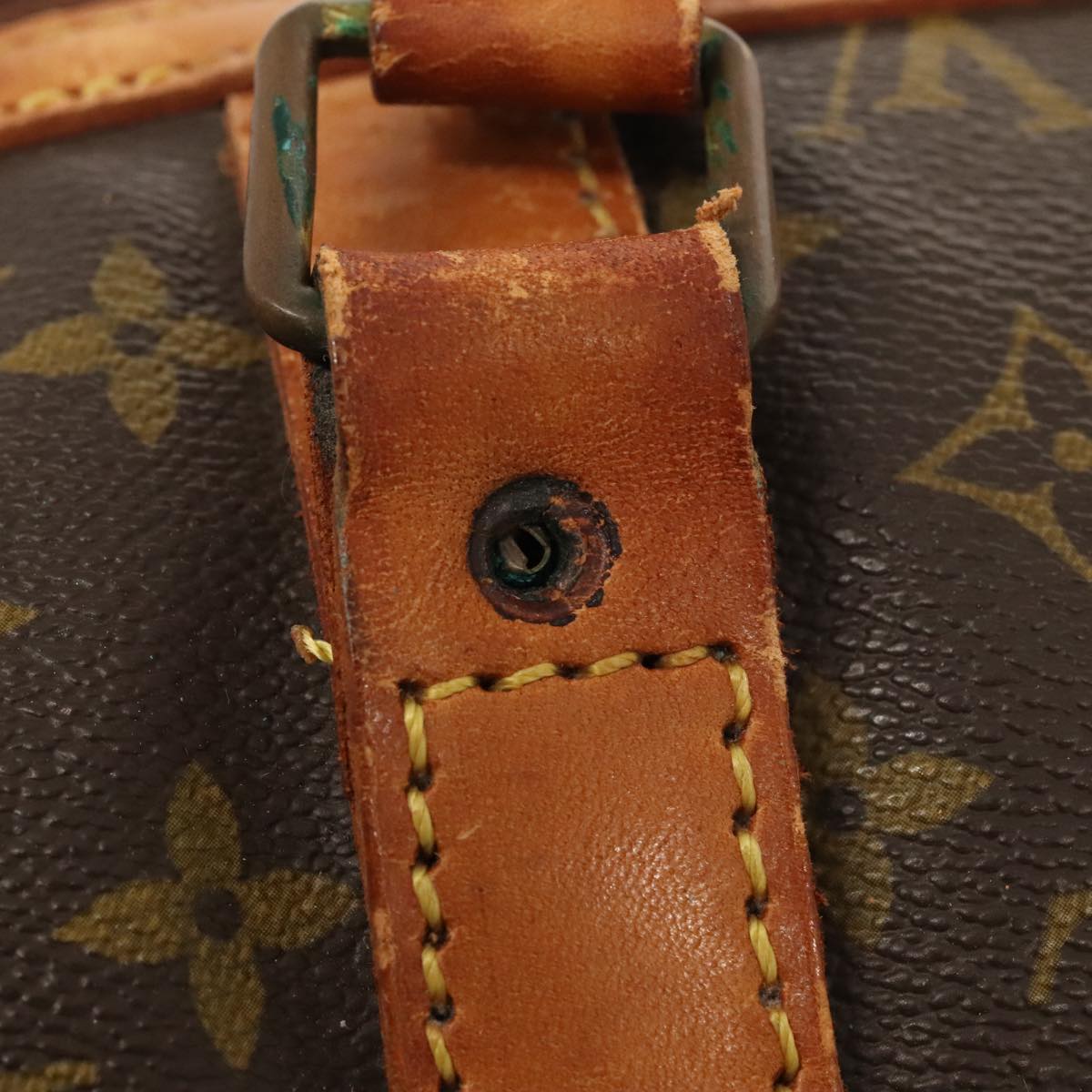 LOUIS VUITTON Monogram Sac Souple 45 Boston Bag M41624 LV bs17633