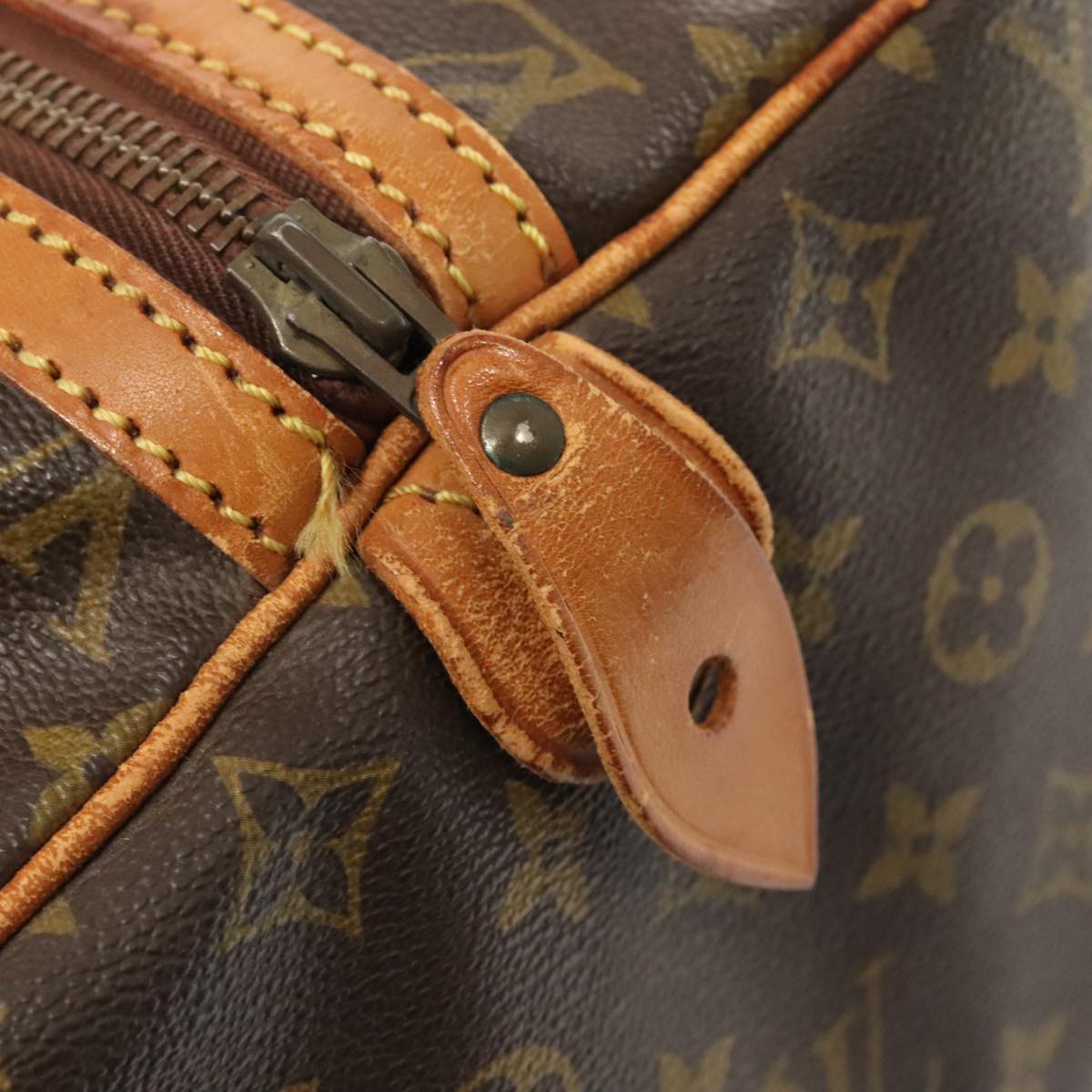 LOUIS VUITTON Monogram Sac Souple 45 Boston Bag M41624 LV bs17633
