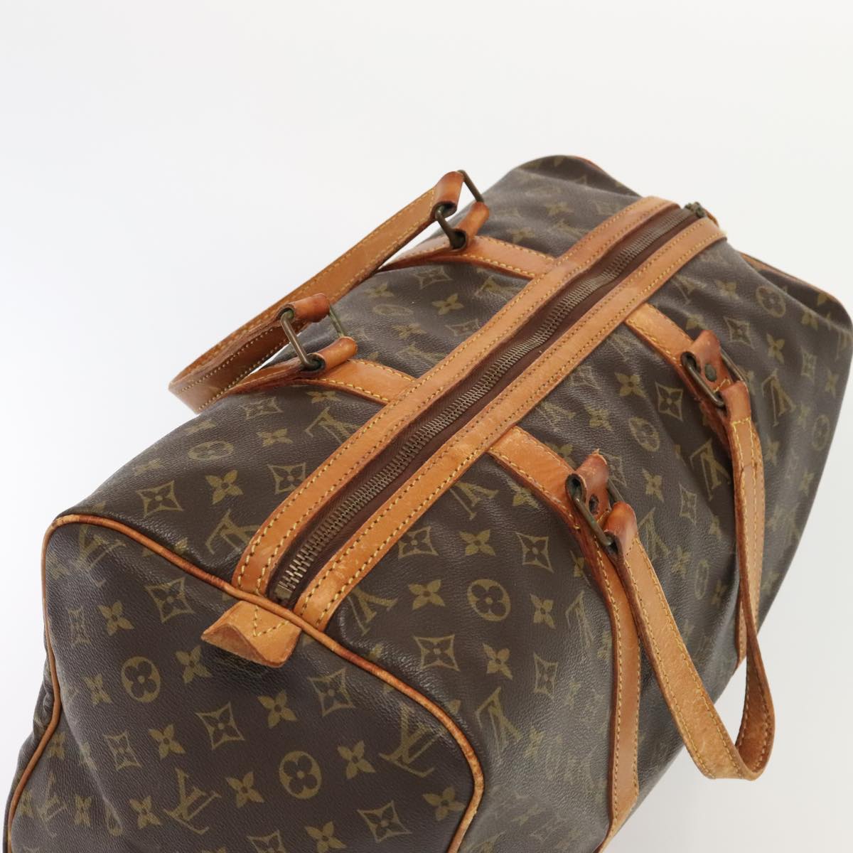 LOUIS VUITTON Monogram Sac Souple 45 Boston Bag M41624 LV bs17633