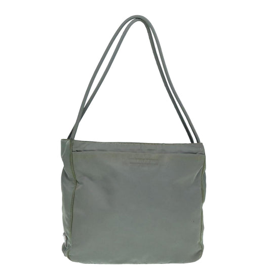 Luxury Prada Tote Bag Nylon Gray Silver  bs17648