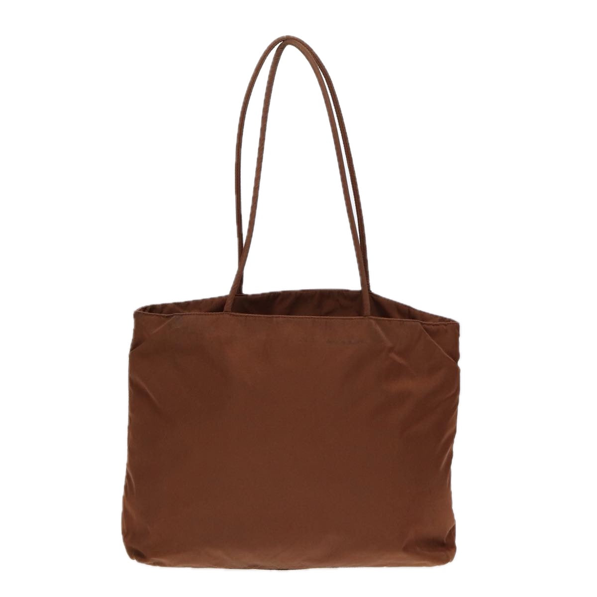 Luxury Prada Tote Bag Nylon Silver Brown  bs17673