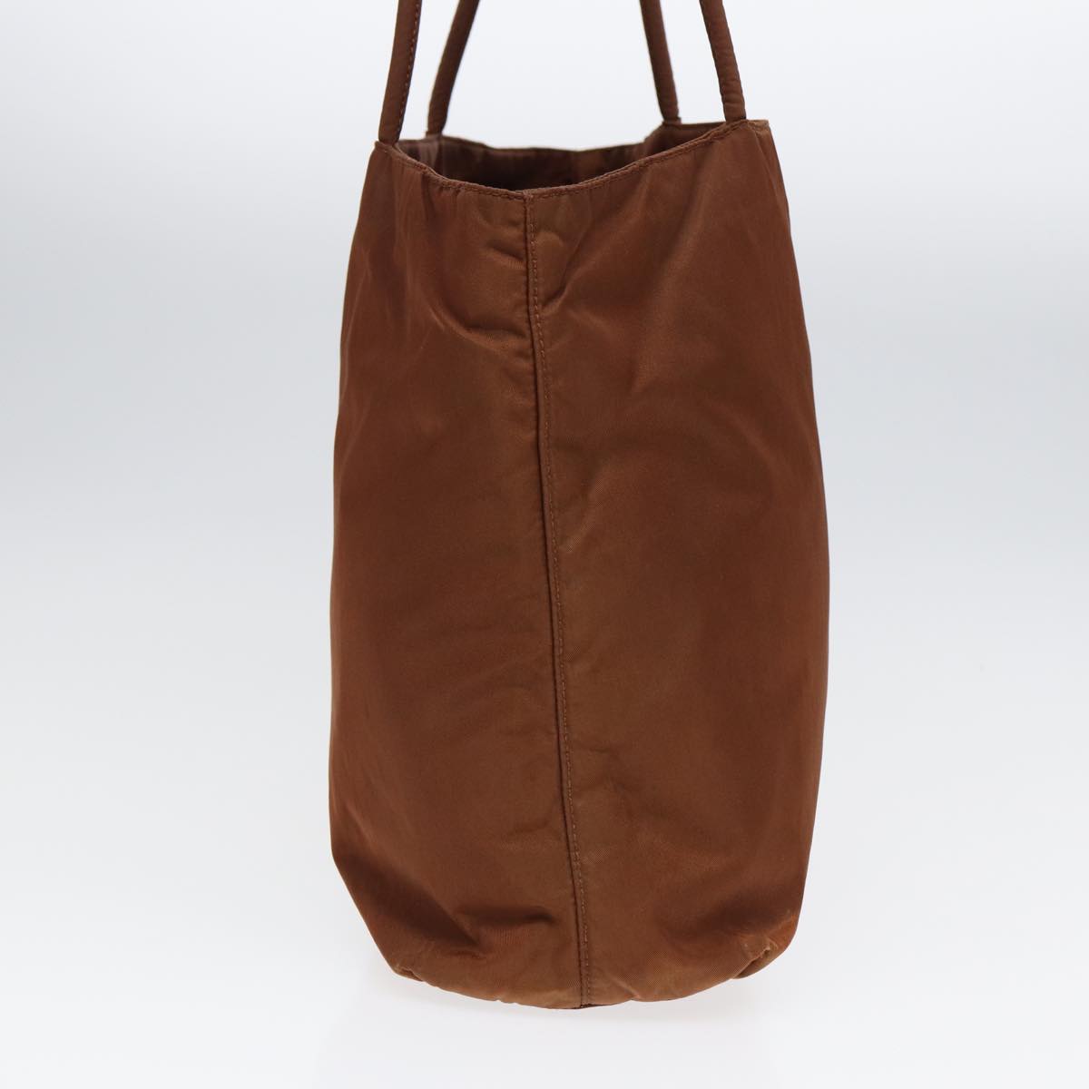 Luxury Prada Tote Bag Nylon Silver Brown  bs17673