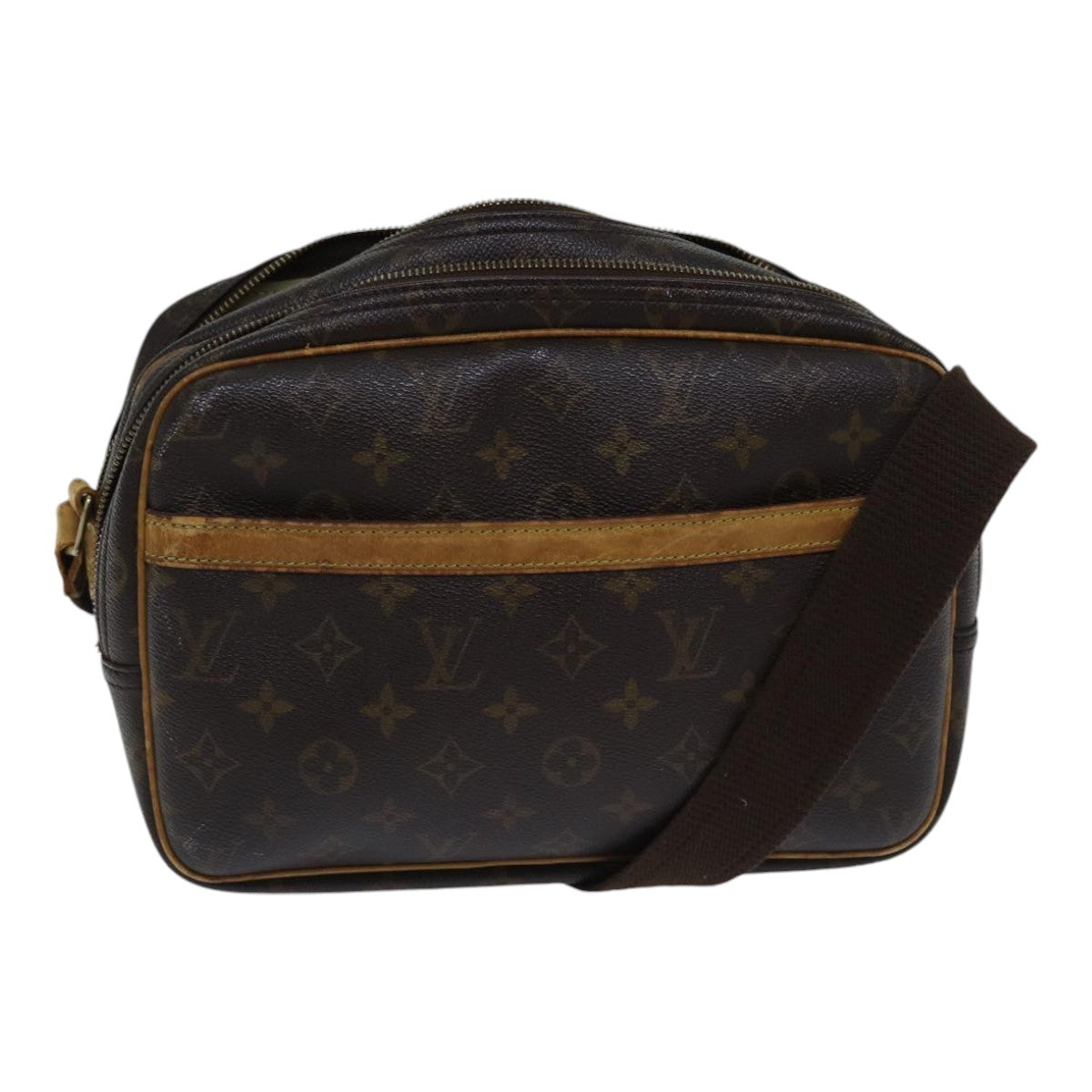 LOUIS VUITTON Monogram Reporter PM Shoulder Bag M45254 LV bs17676